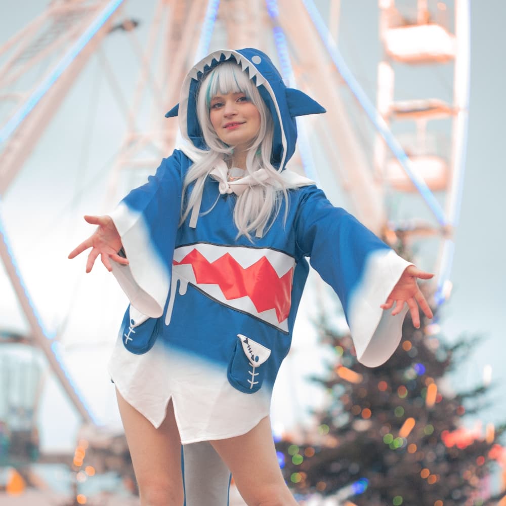 Gawr Gura - Laval - Hololive cosplay photoshoot cover