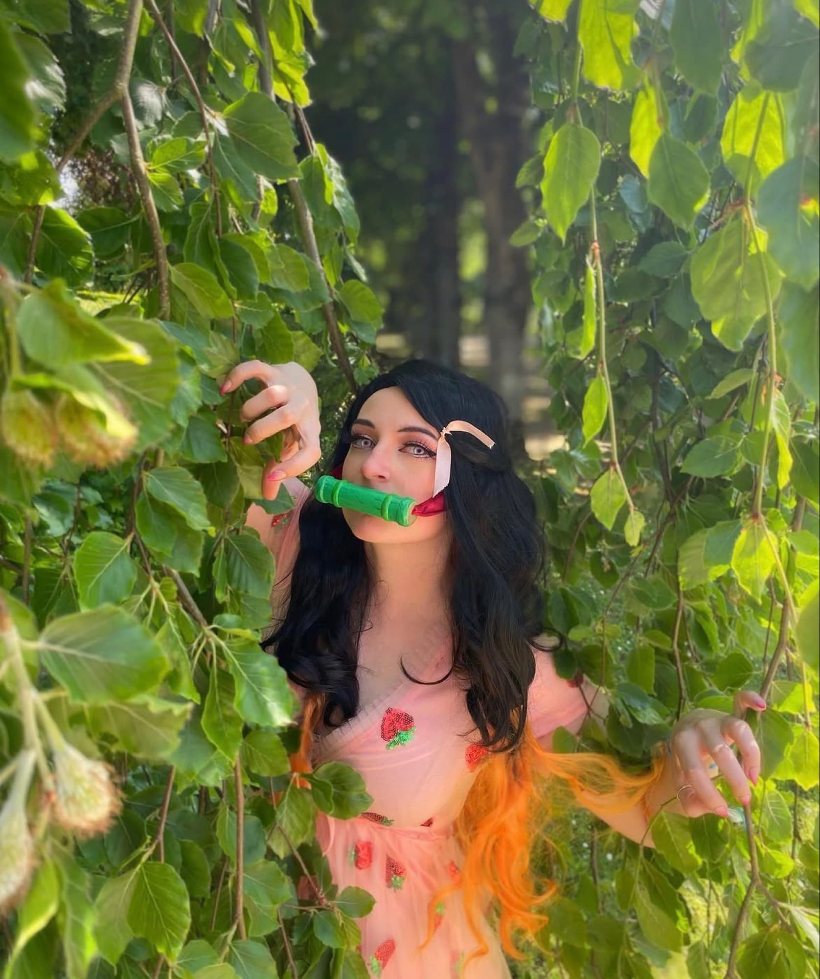 Nezuko robe fraise - Photo 2