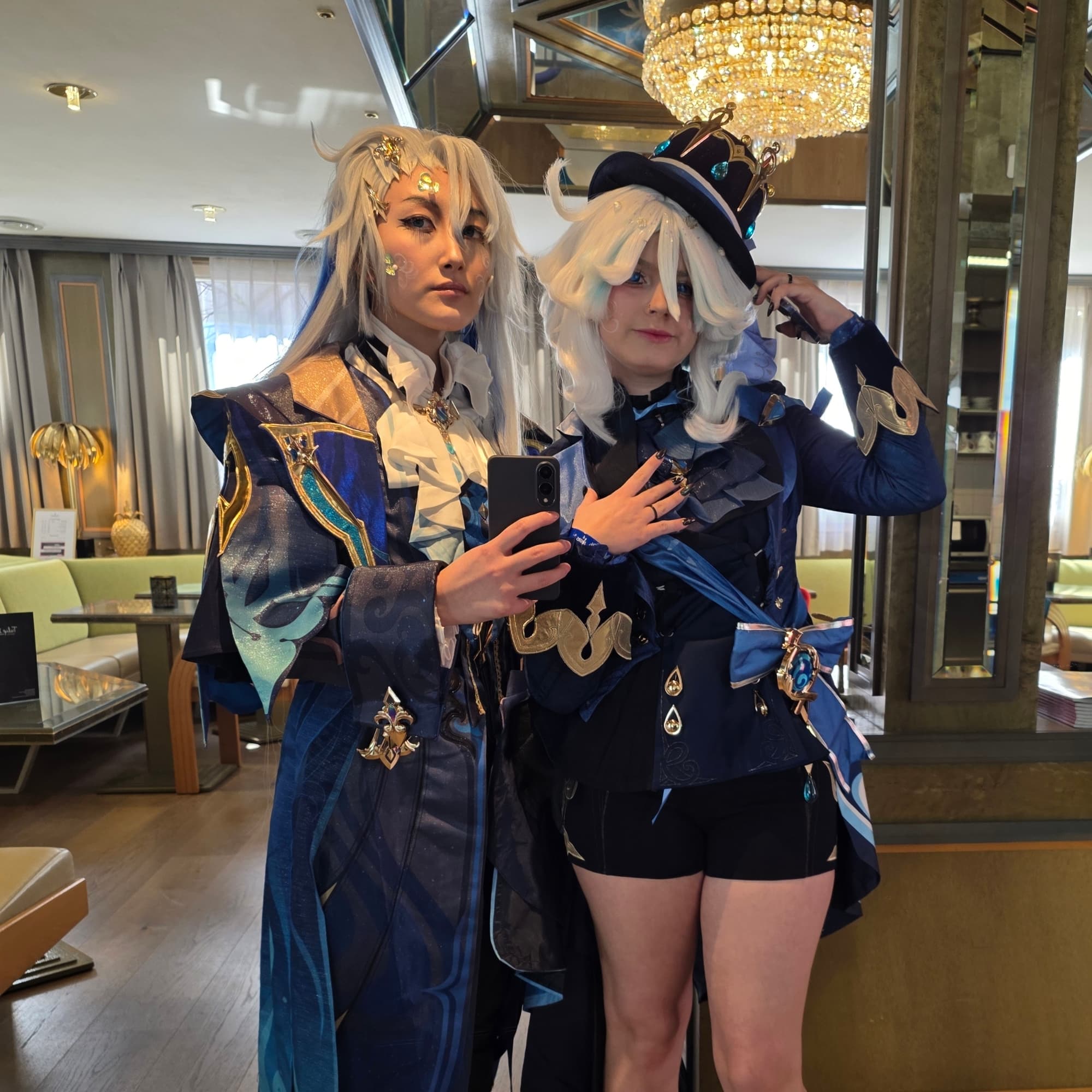 Neuvillette & Furina - Genshin Impact cosplay photoshoot cover