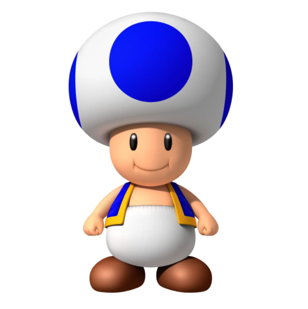 Toad bleu