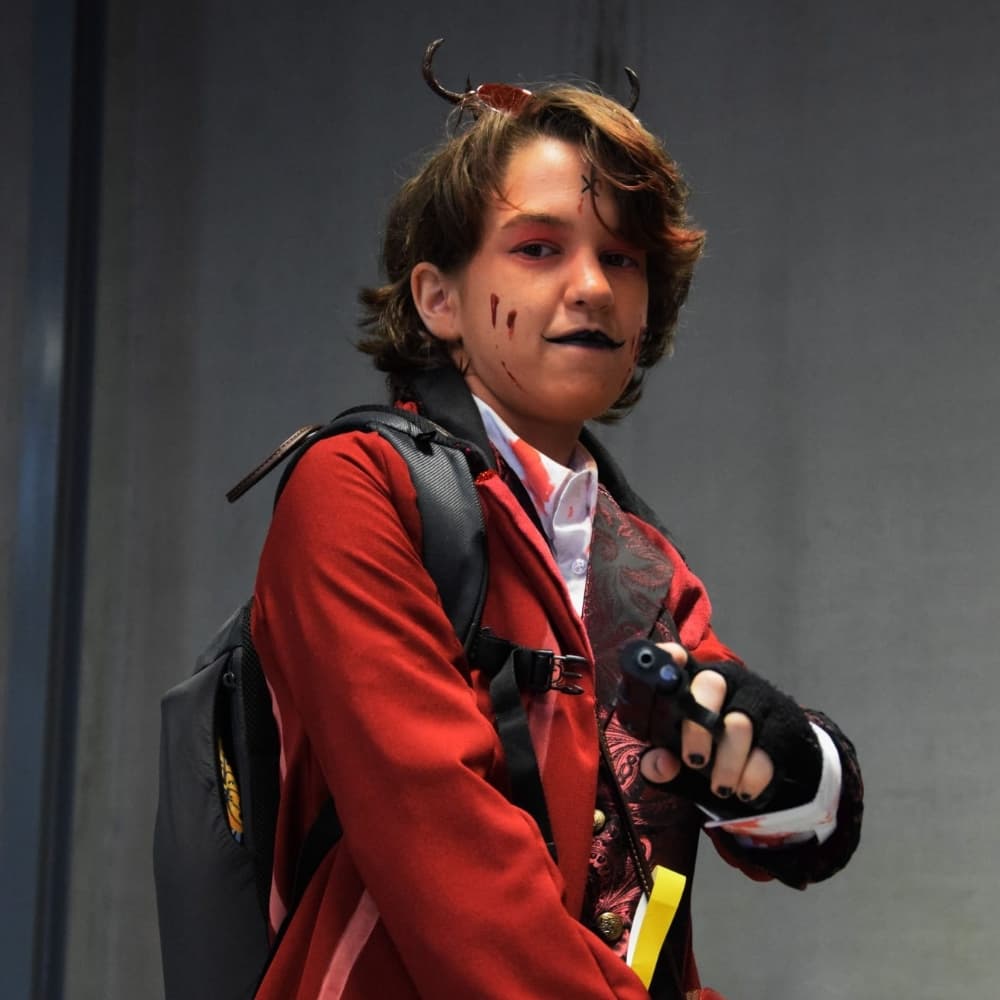 🦌Alastor🦌 - Hazbin Hotel cosplay photoshoot cover