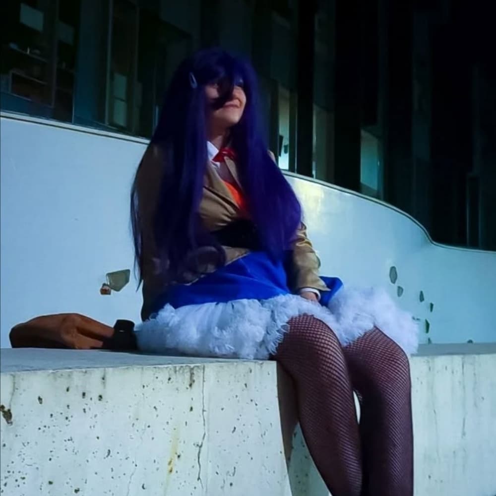 Yuri - Doki Doki Literature Club! cosplay photoshoot cover