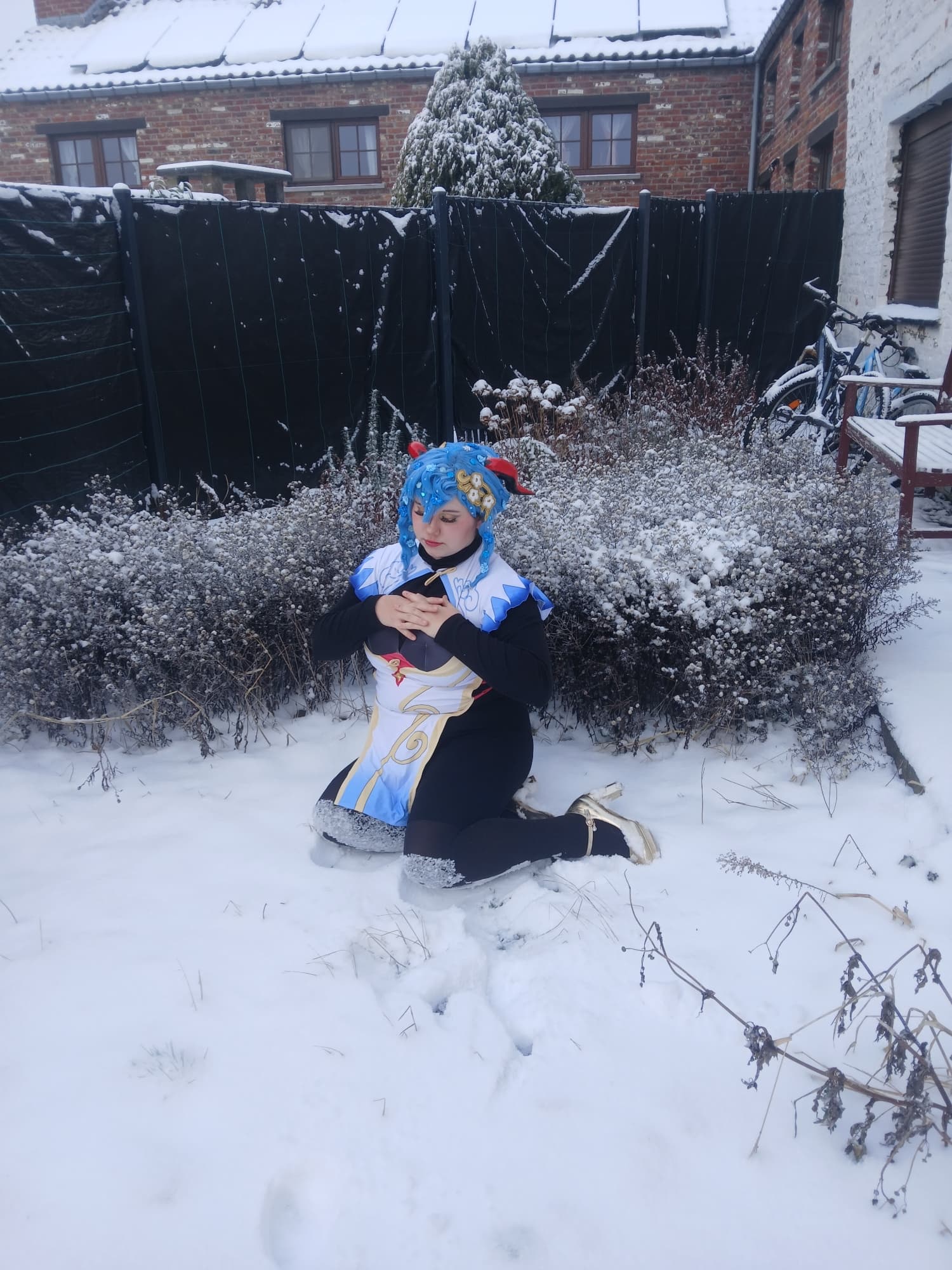 Ganyu in snow - Photo 5