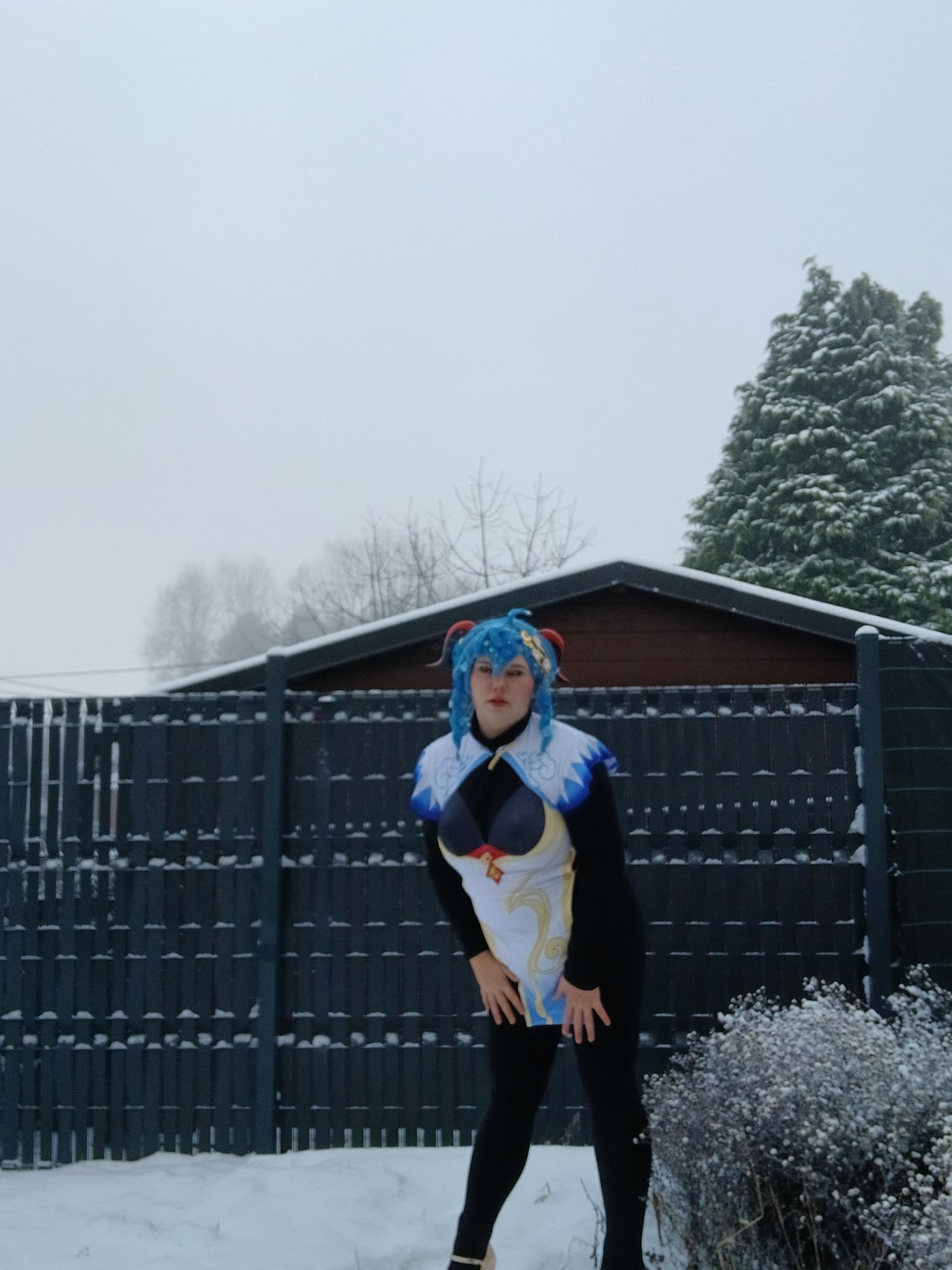 Ganyu in snow - Photo 31