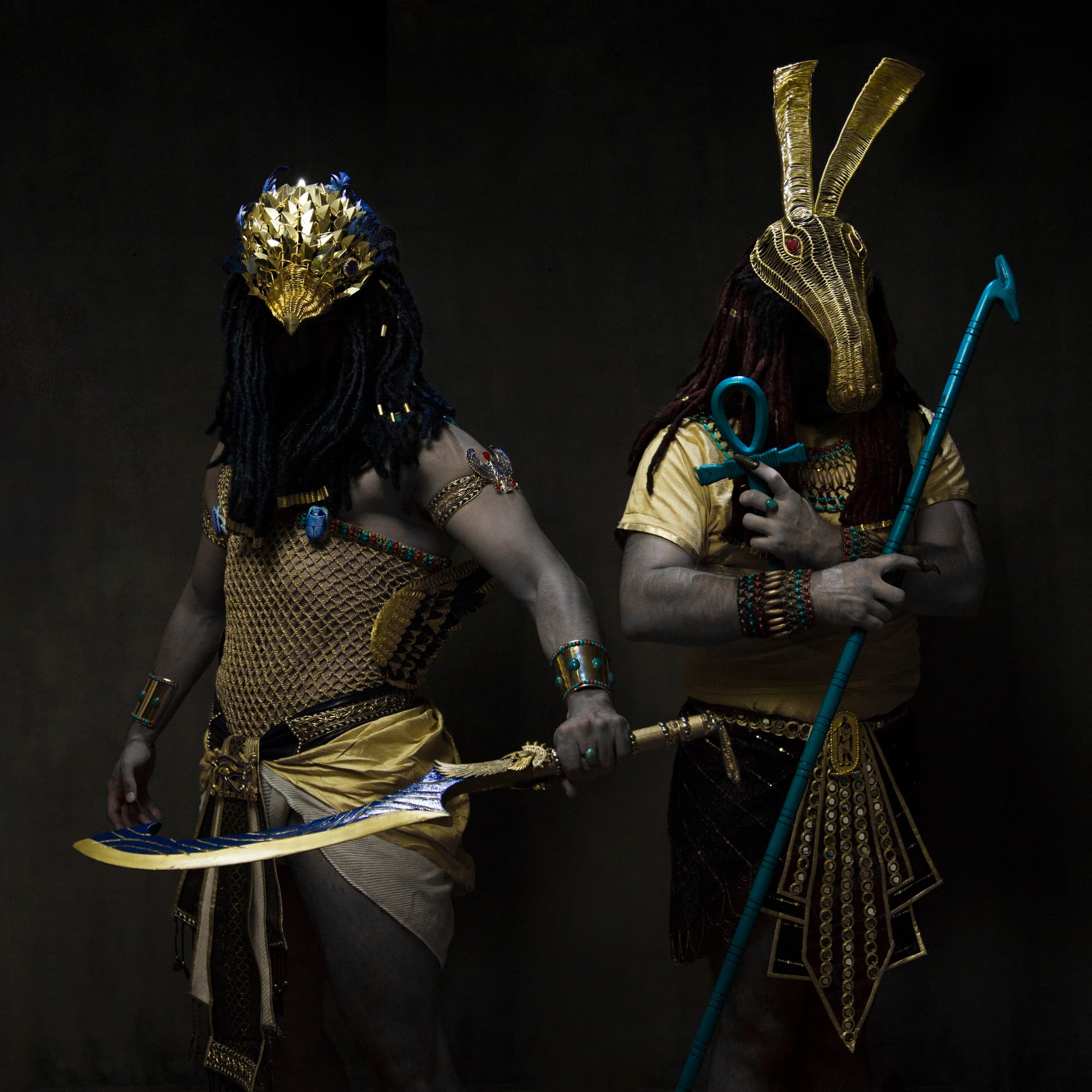 Horus and Seth - Egyptian Mythology cosplay photoshoot cover