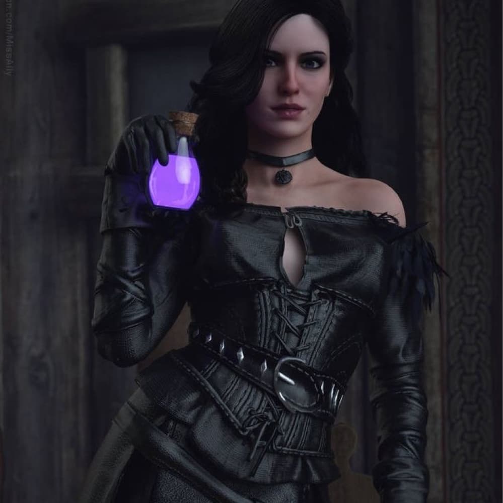 Yennefer TW3 - The Witcher cosplay photoshoot cover