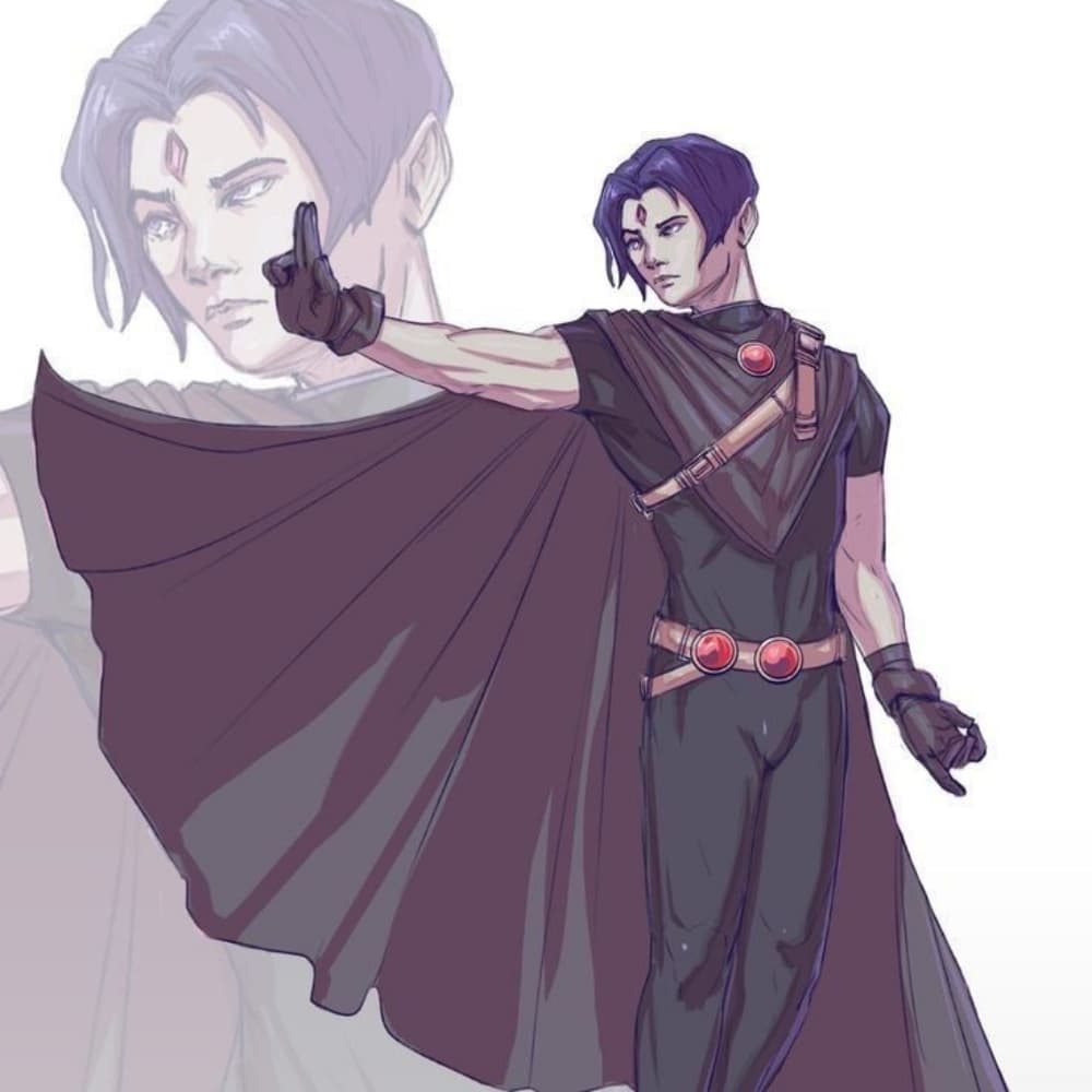 Raven genderbend