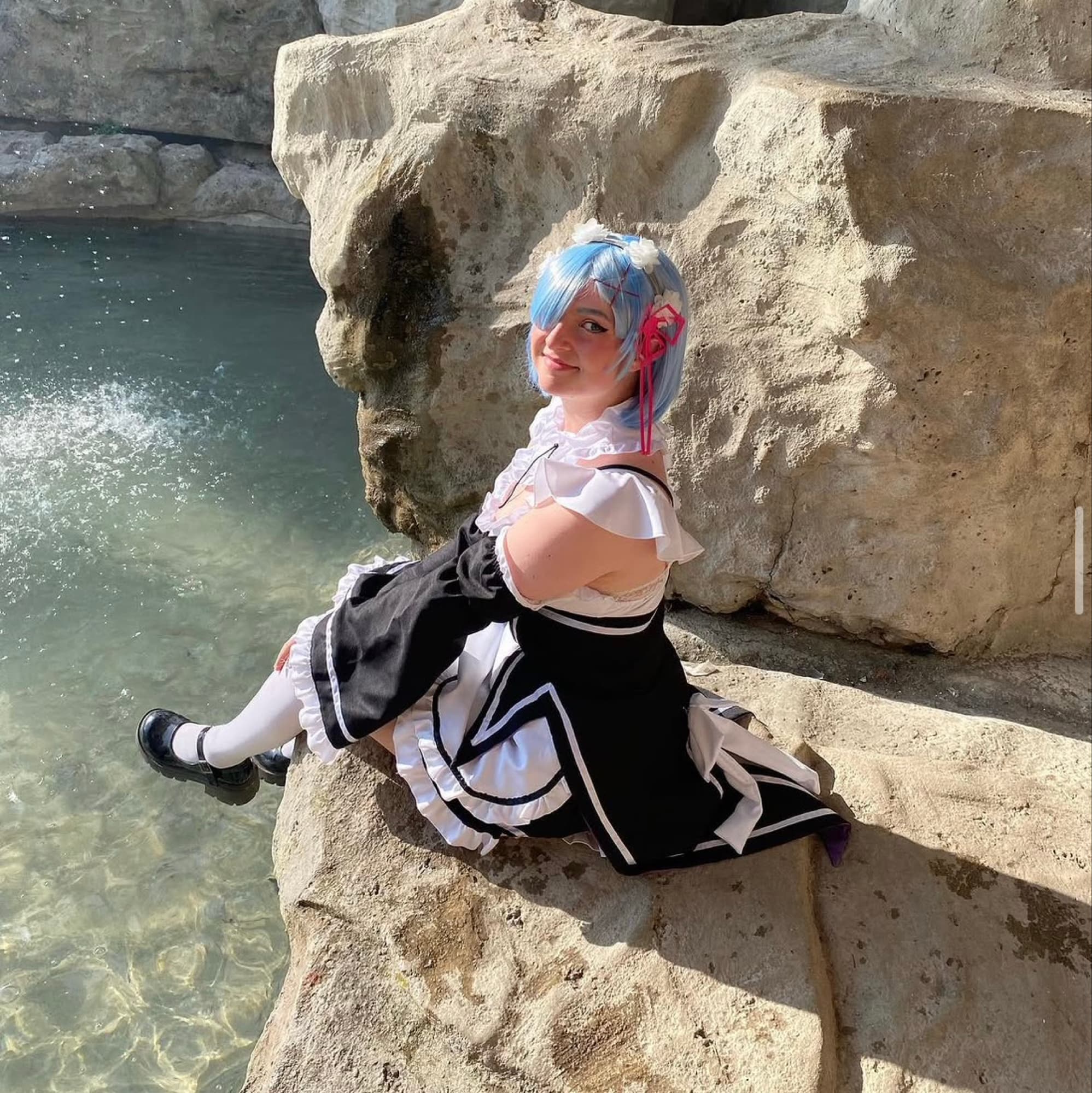 Rem  - Re:Zero cosplay photoshoot cover