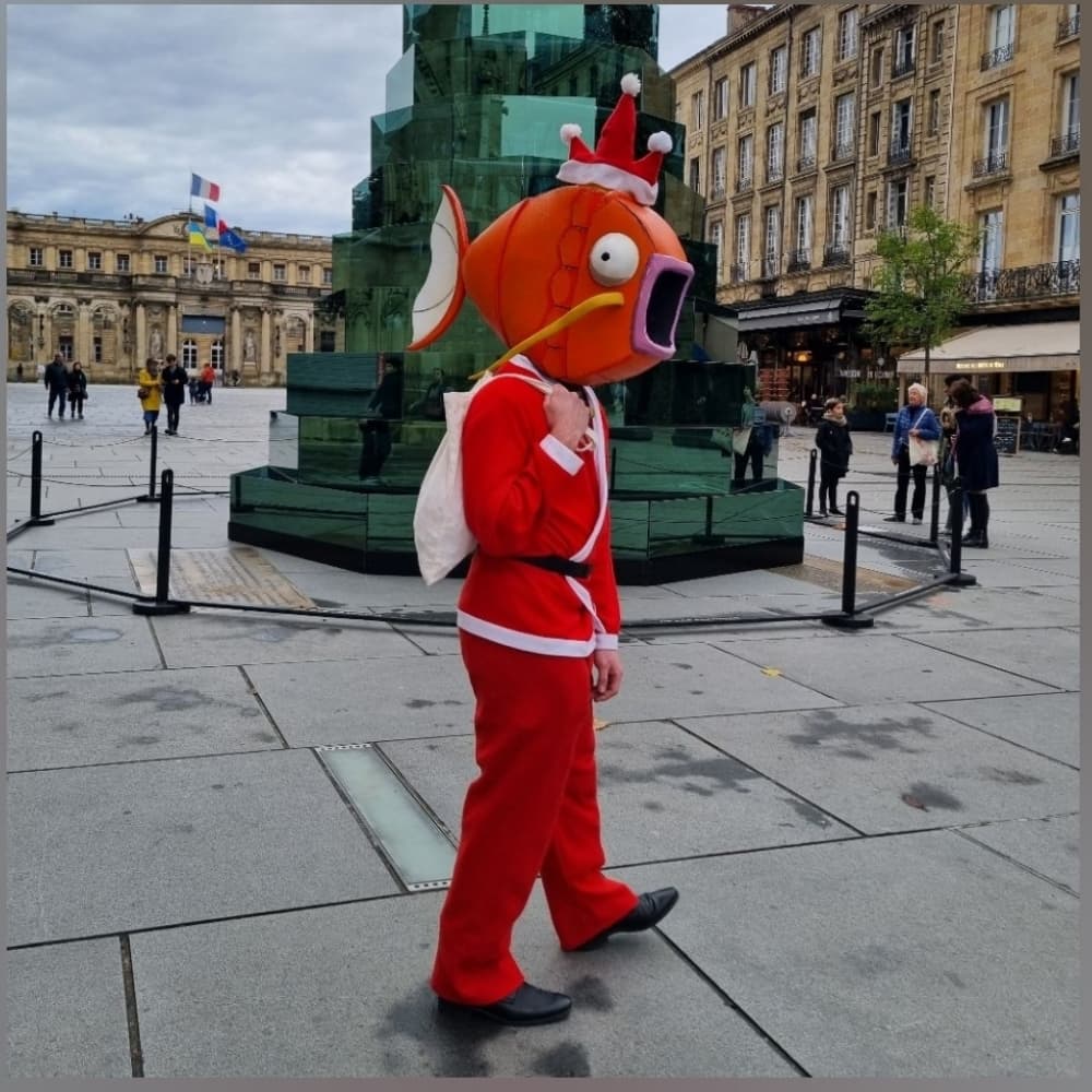 Magicarpe à Noël 