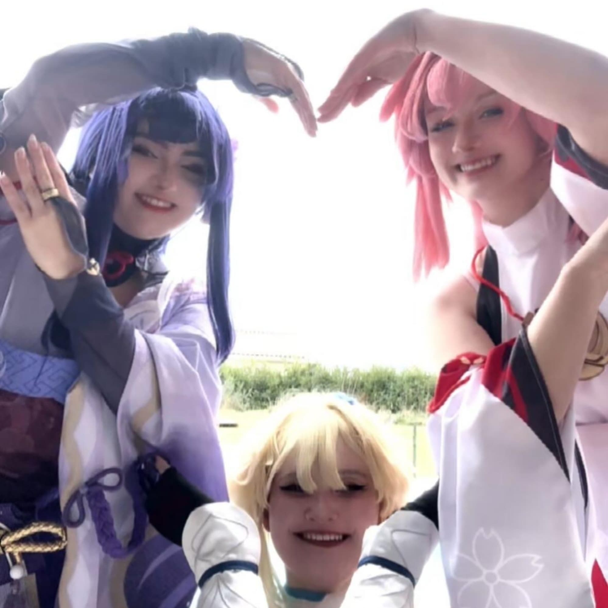 Trio Inazuma - Genshin Impact cosplay photoshoot cover