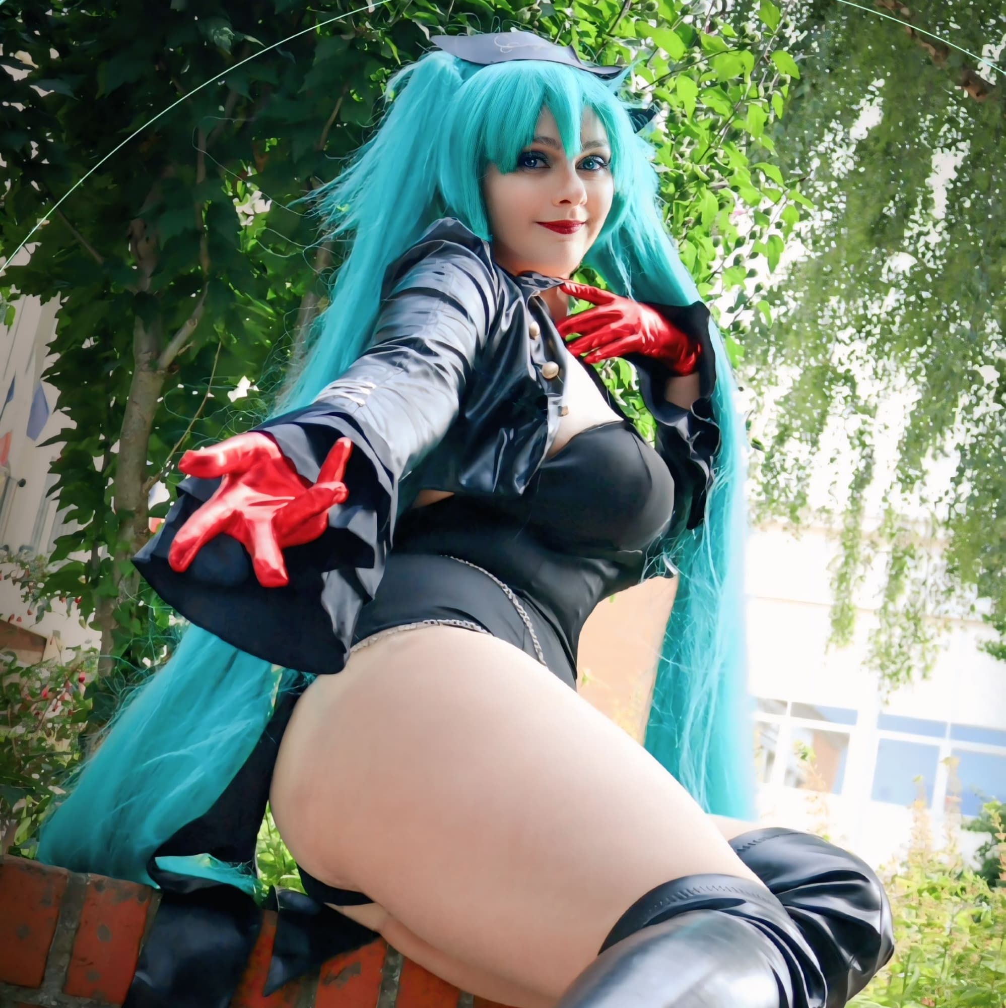 Miku, Persona 5 - Vocaloid cosplay photoshoot cover