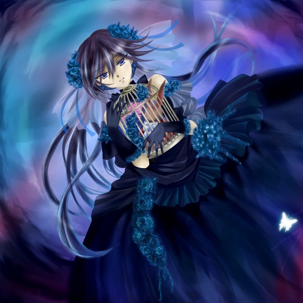 Alice version robe bleu