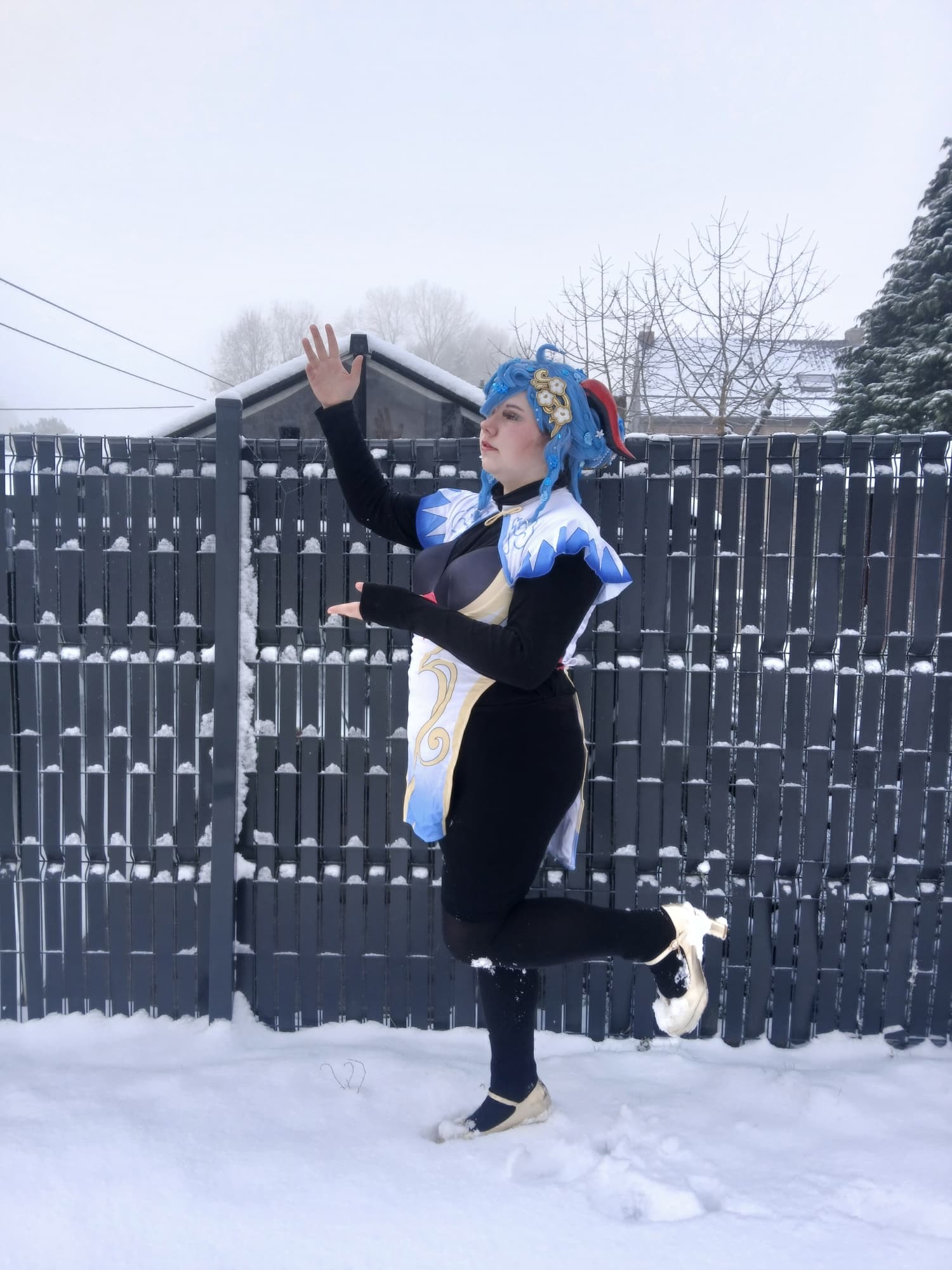 Ganyu in snow - Photo 36