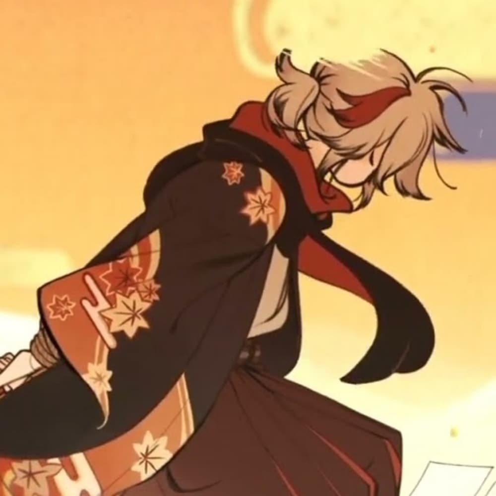 Kazuha - Genshin Impact cosplay photoshoot cover