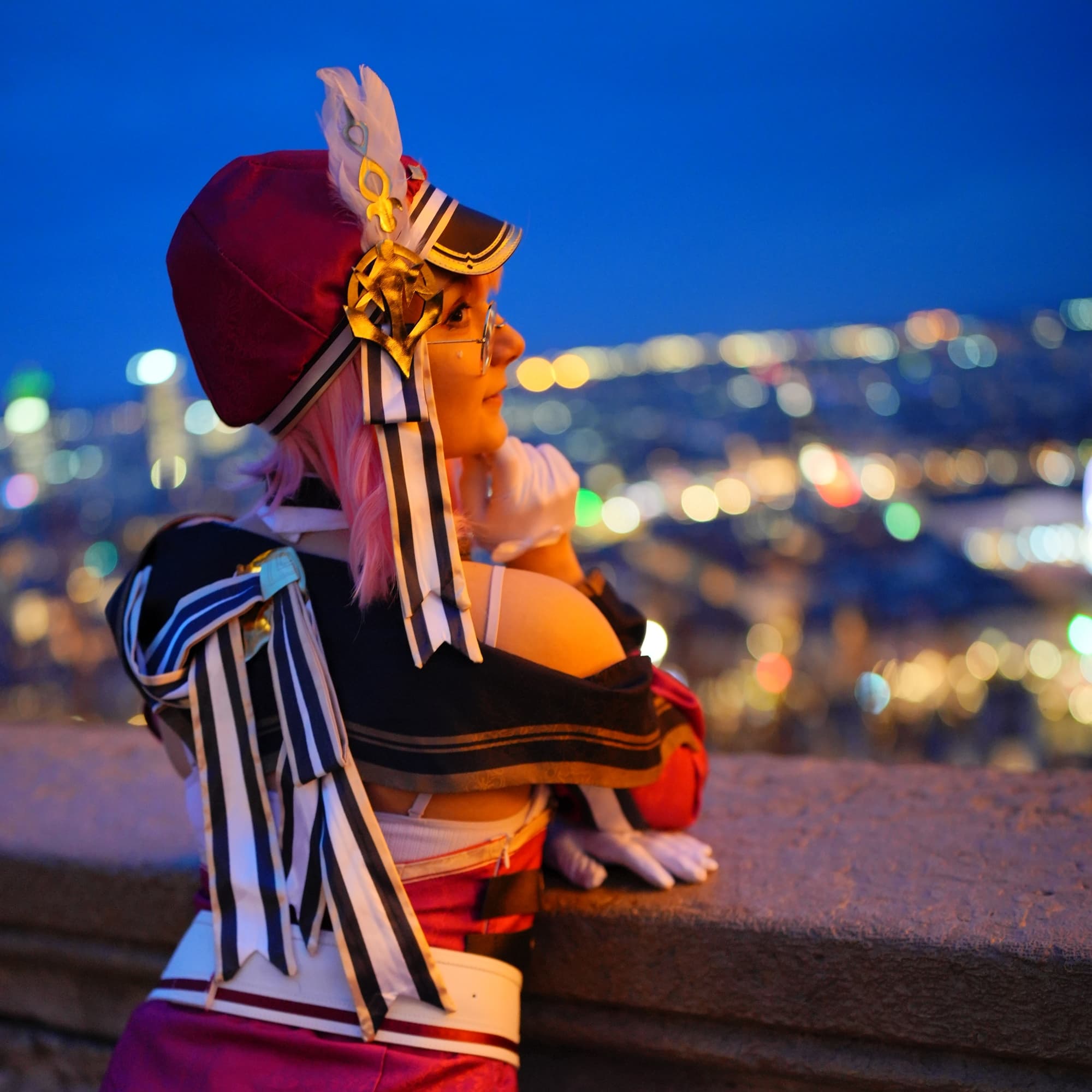 Charlotte  - Genshin Impact cosplay photoshoot cover