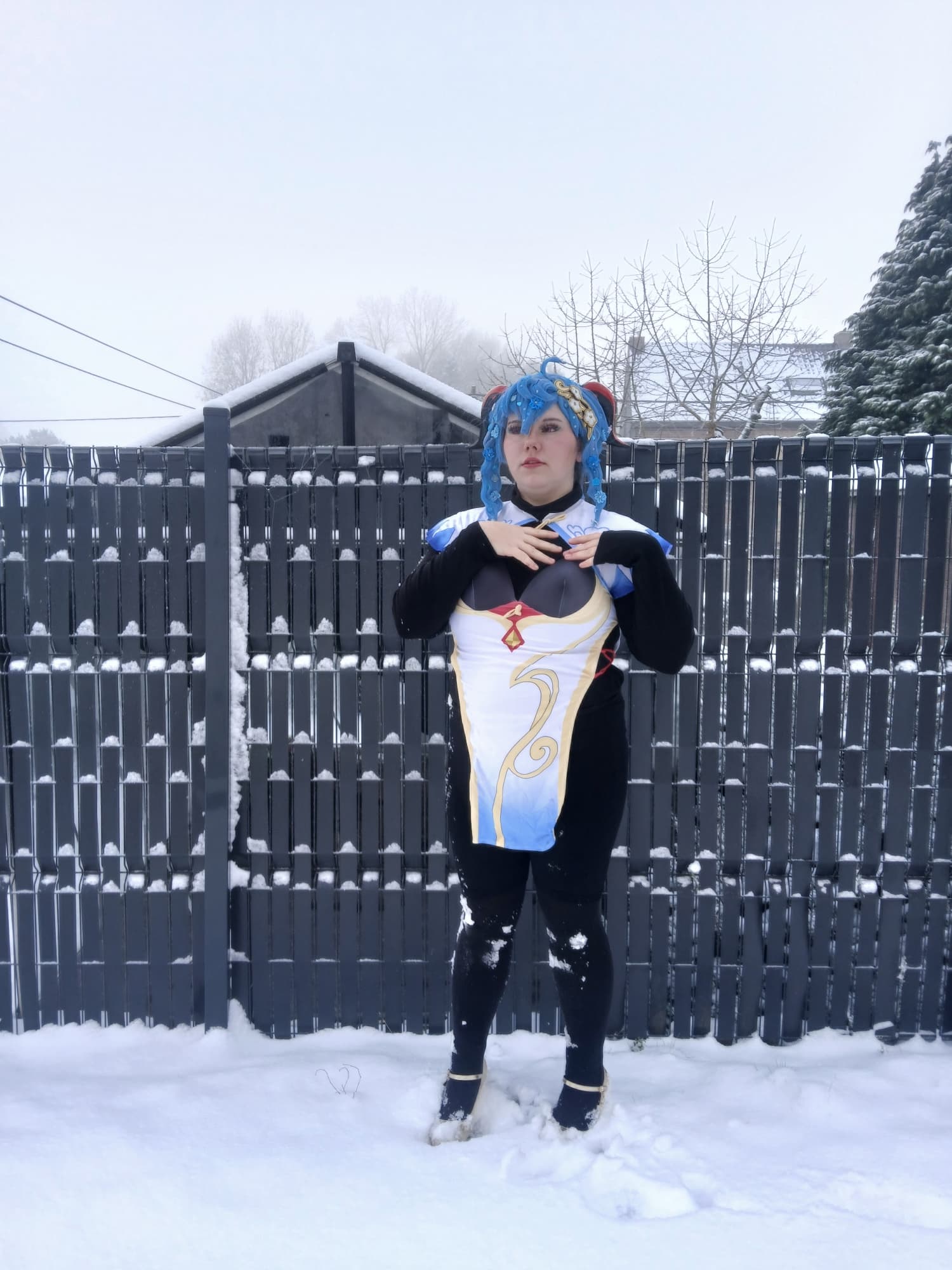 Ganyu in snow - Photo 39