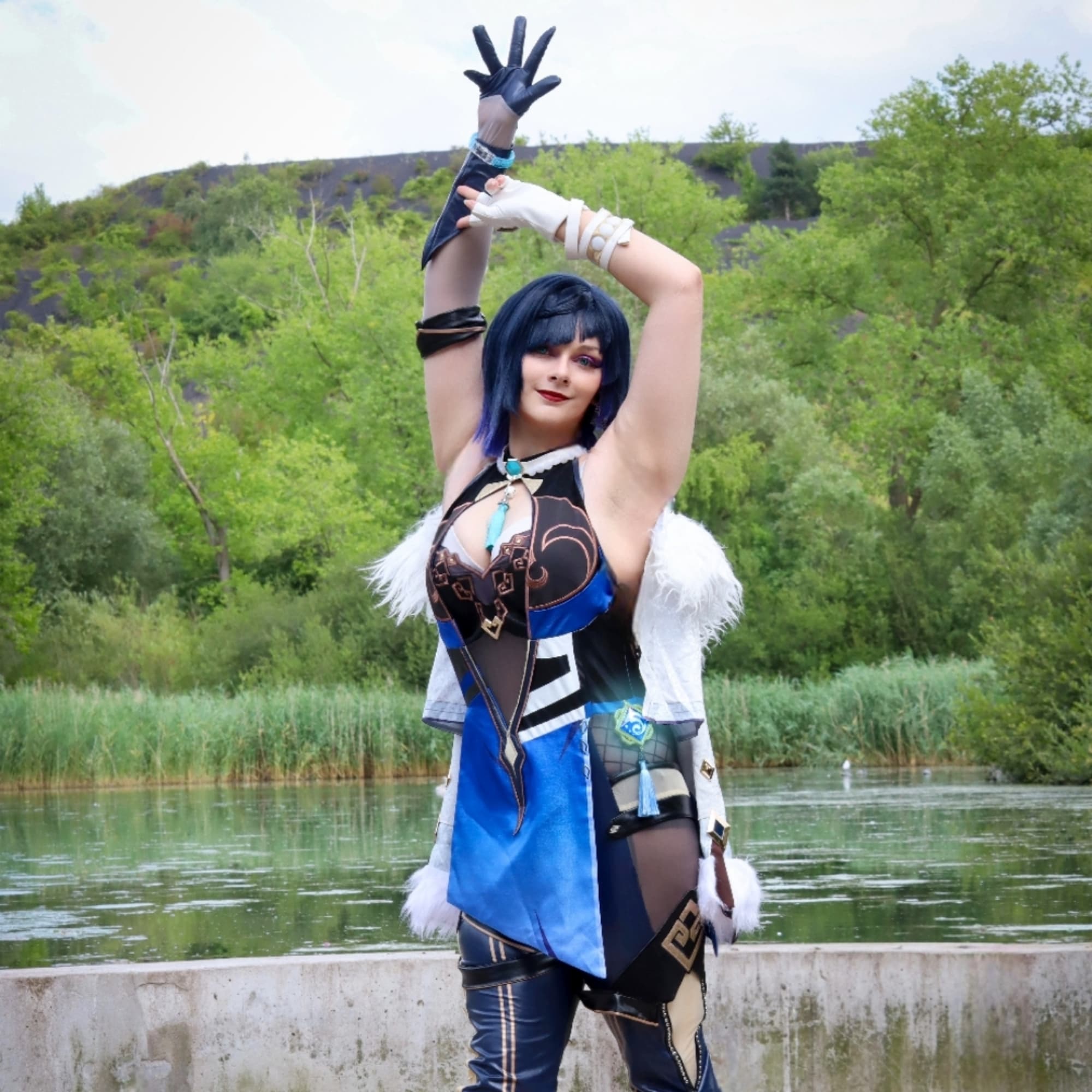 Yelan - Genshin Impact cosplay photoshoot cover