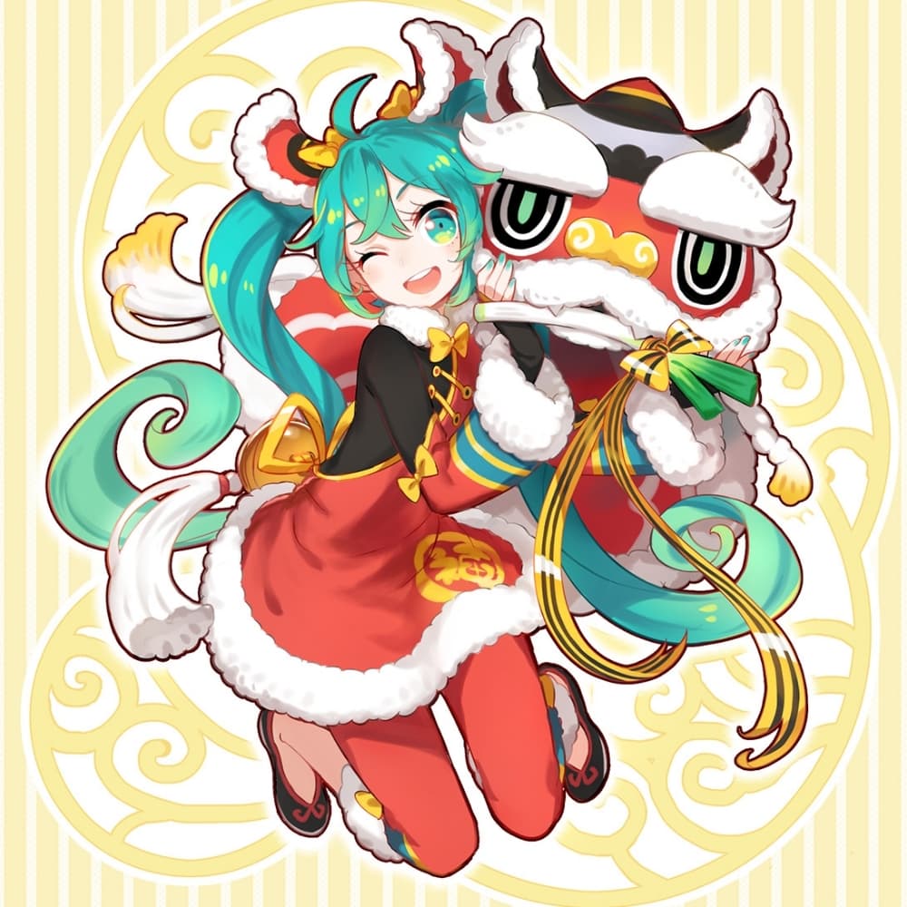 Miku Lion Dance