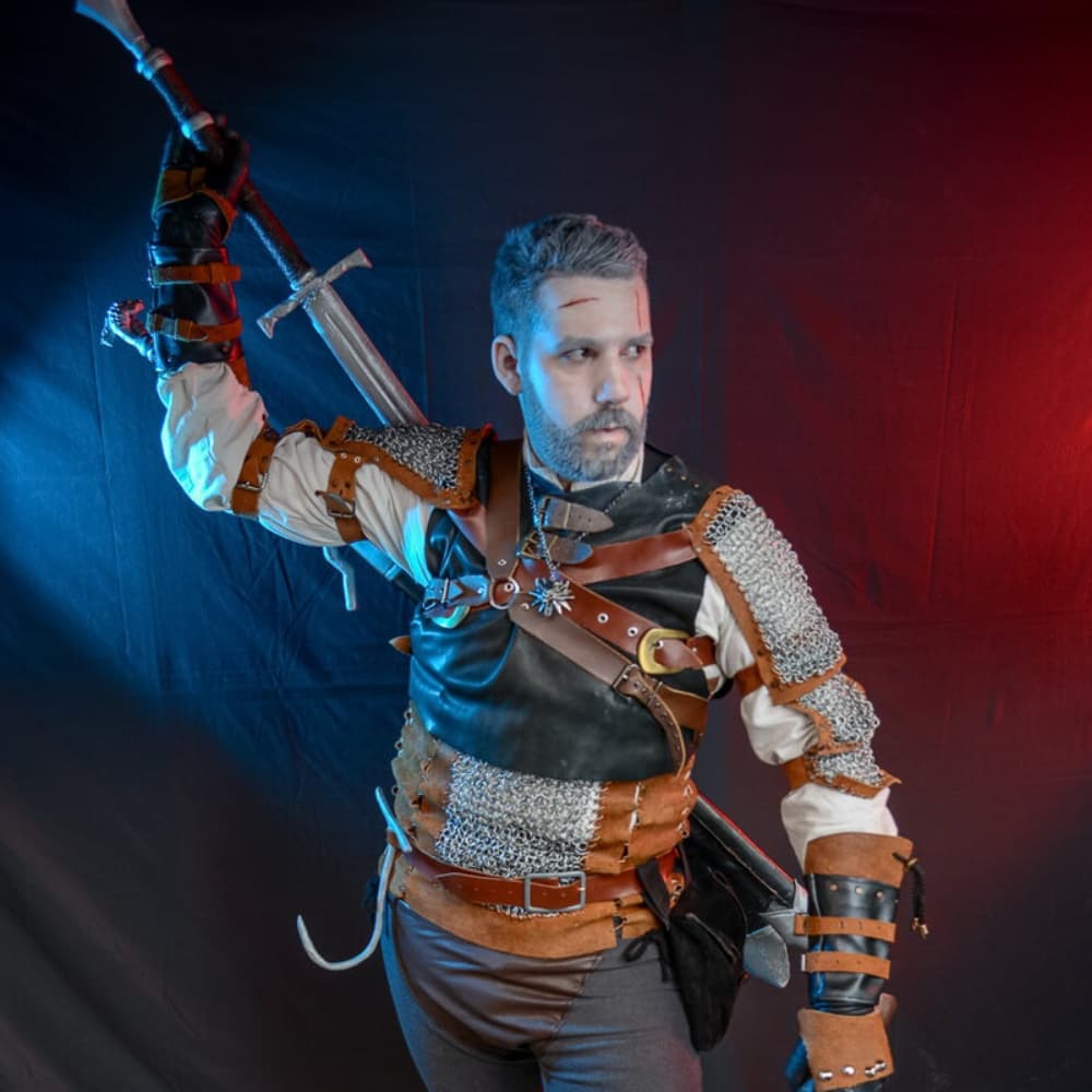 Geralt De Riv  - The Witcher cosplay photoshoot cover