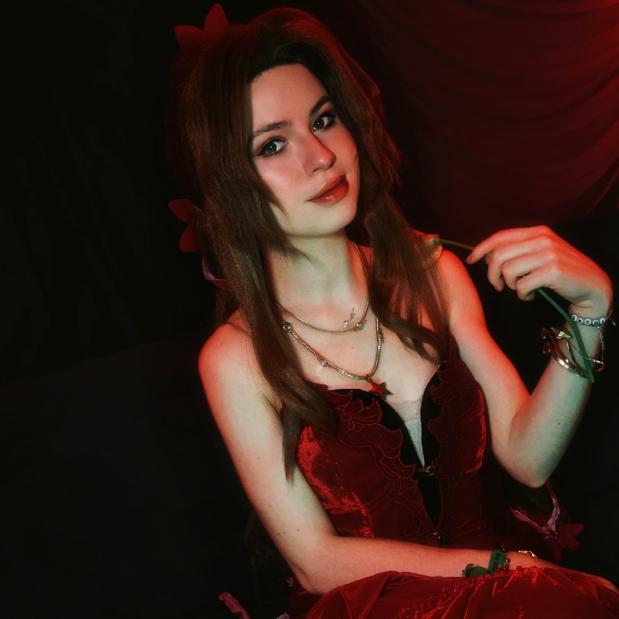 Aerith Wall Market  - Final Fantasy cosplay photoshoot cover