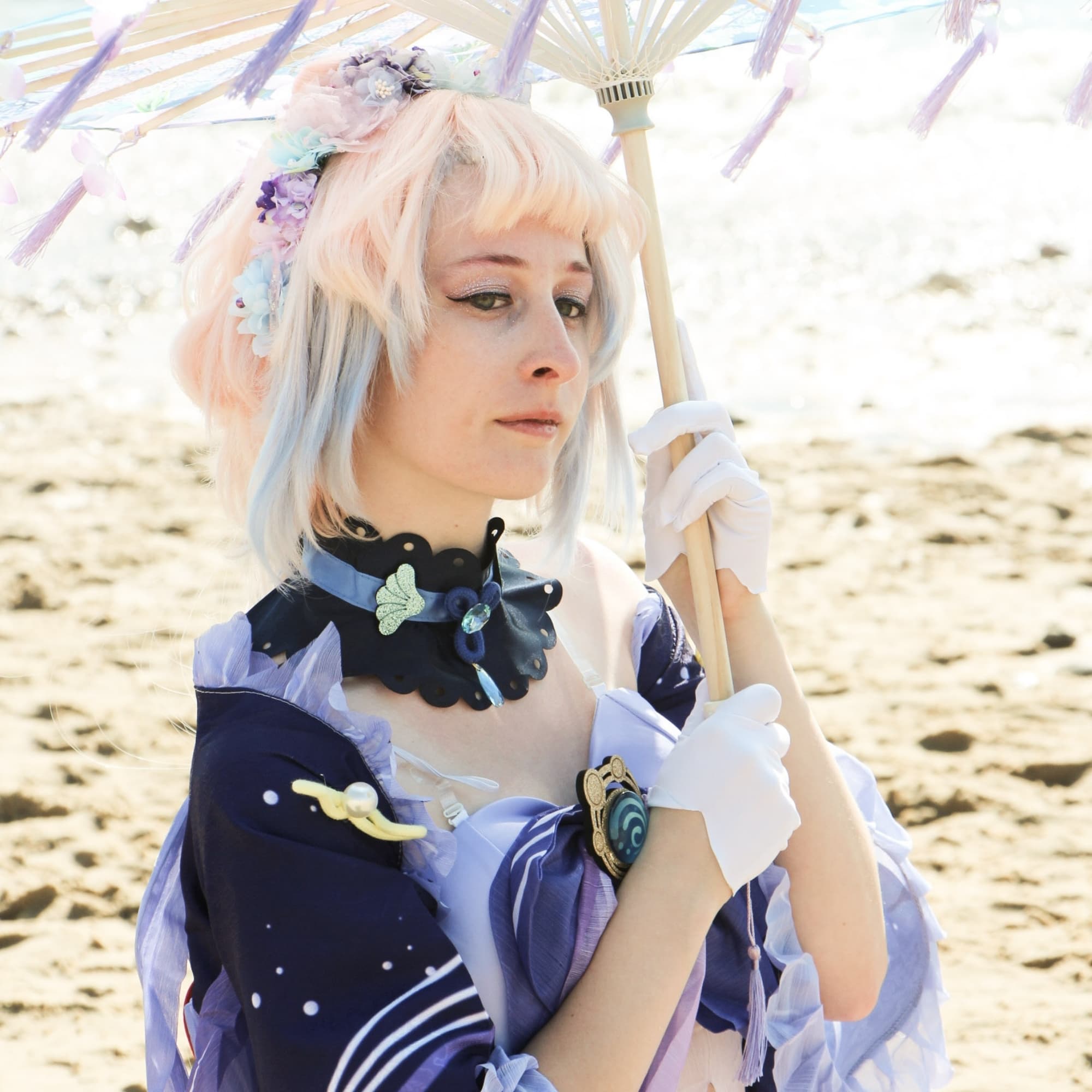 Kokomi - Genshin - Genshin Impact cosplay photoshoot cover