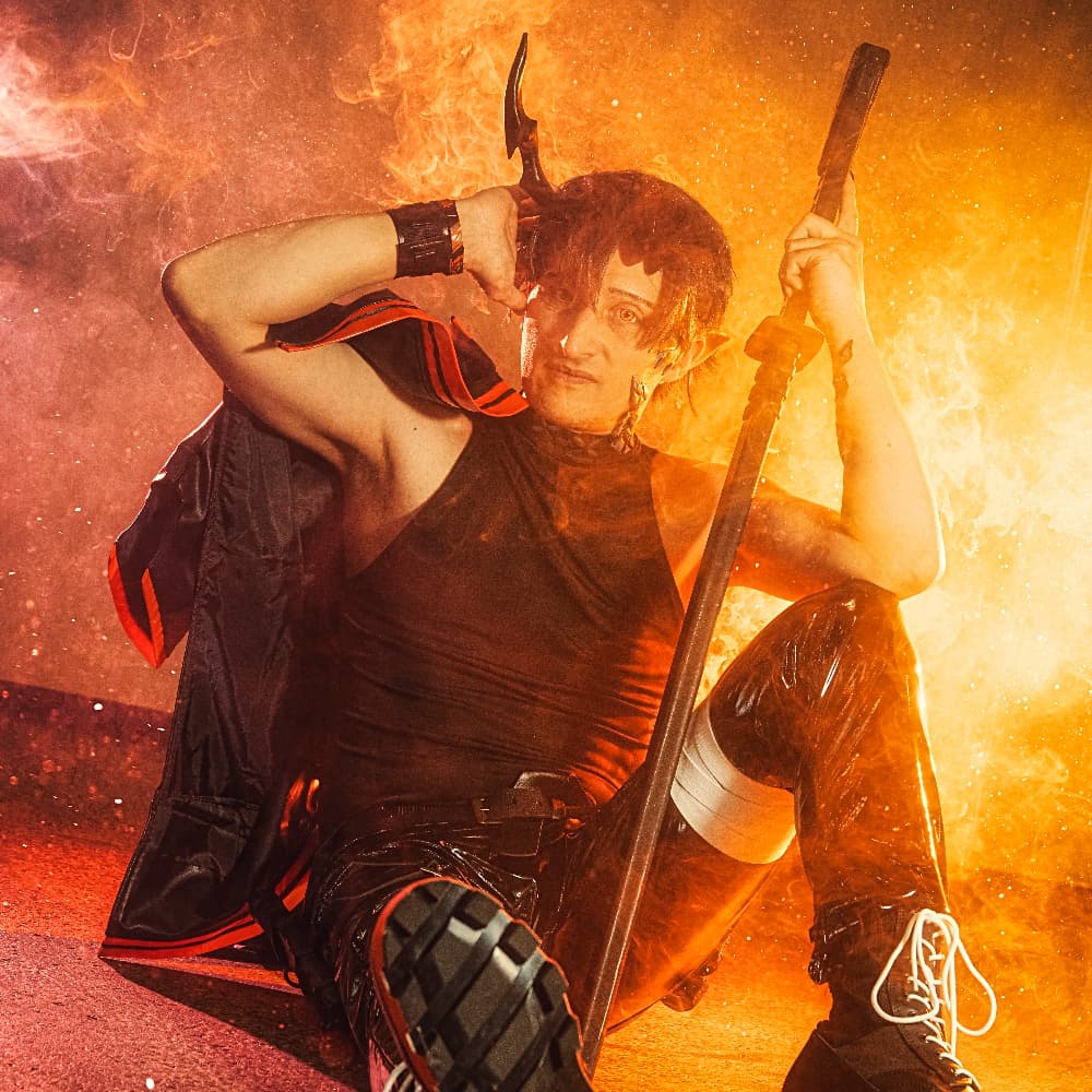 Flamebringer - Arknights cosplay photoshoot cover