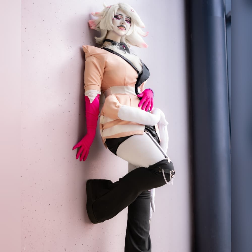 Angel Dust  - Hazbin Hotel cosplay photoshoot cover