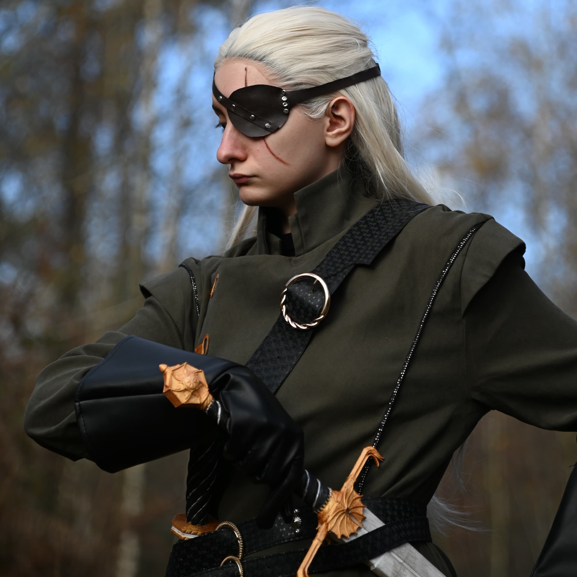 Aemond Targaryen - House of the Dragon cosplay photoshoot cover