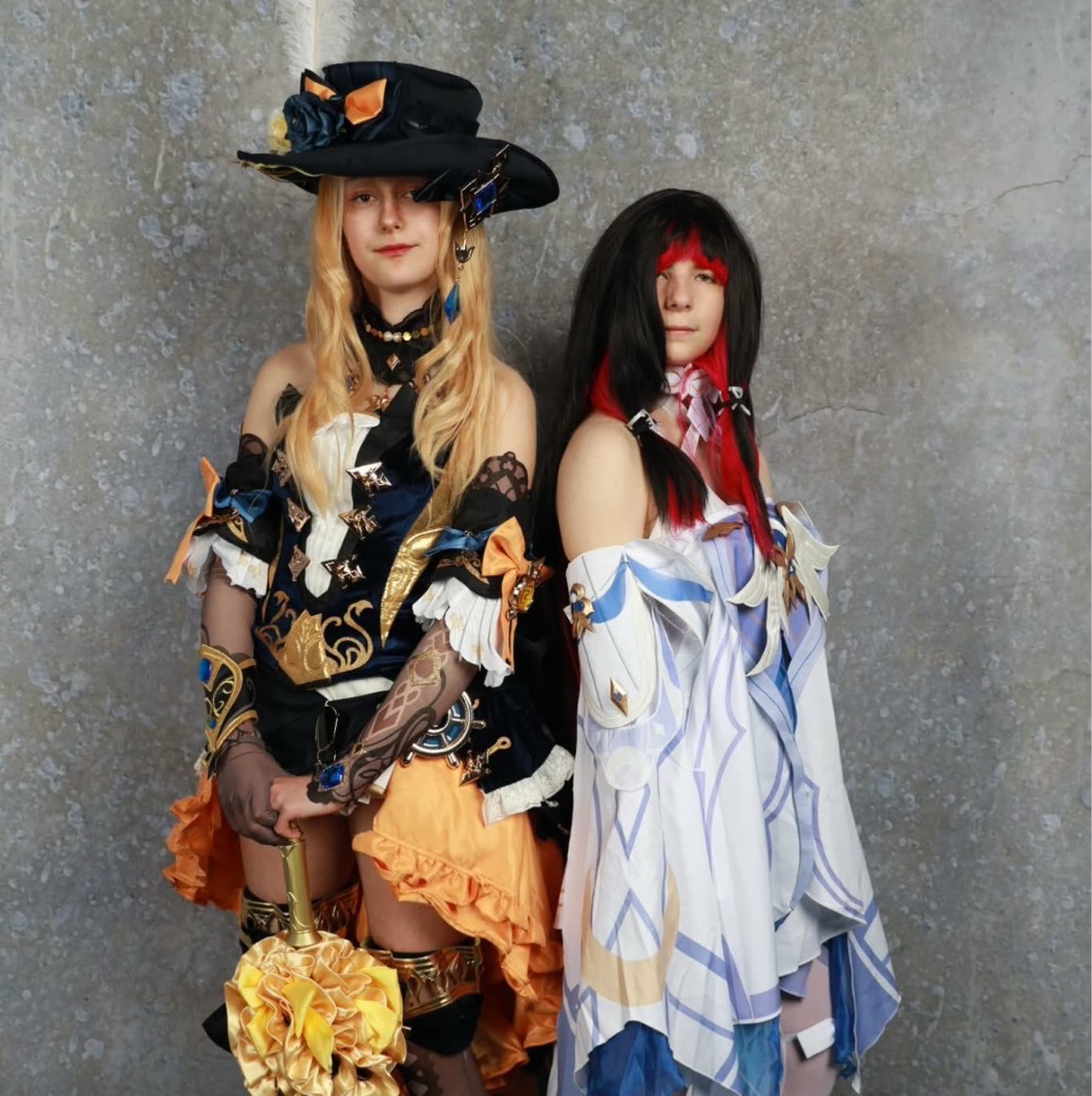 Navia X Columbina  - Genshin Impact cosplay photoshoot cover