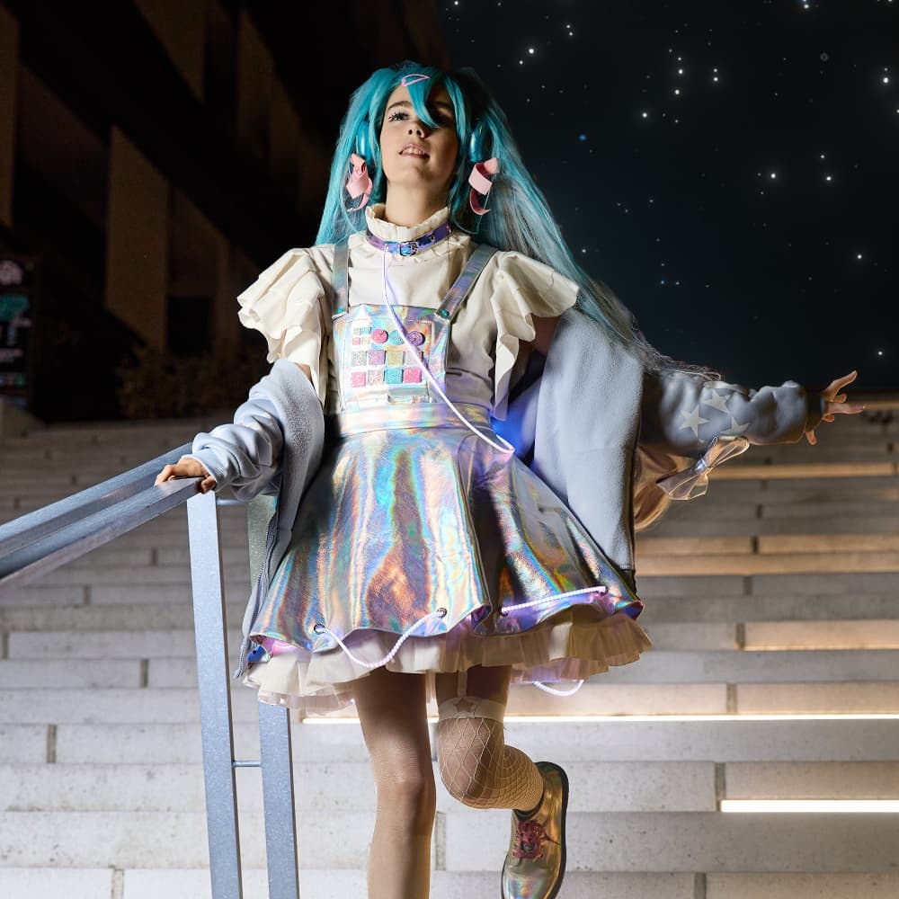 Miku Digital Star  - Vocaloid cosplay photoshoot cover