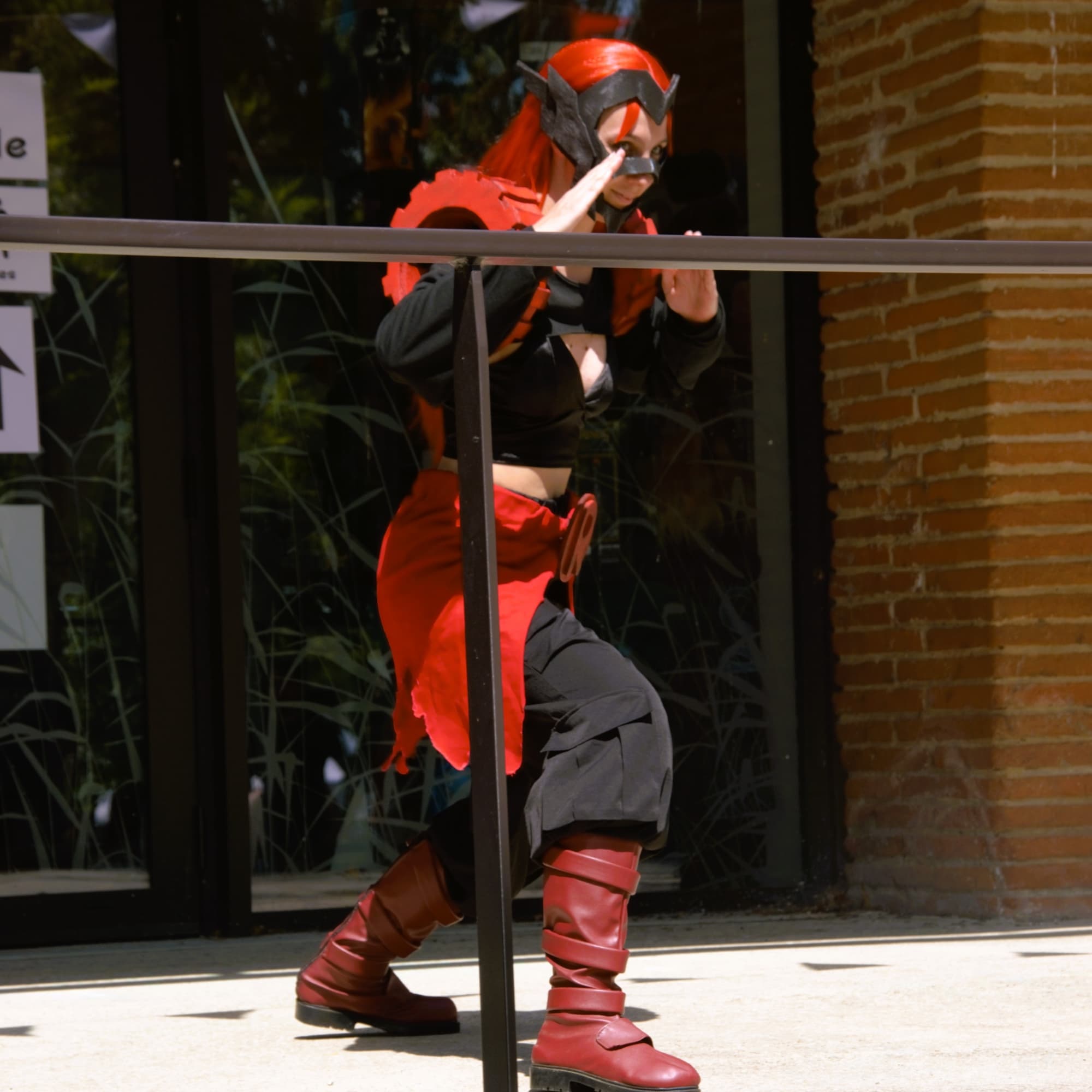 Kirishima catakana  - My Hero Academia cosplay photoshoot cover