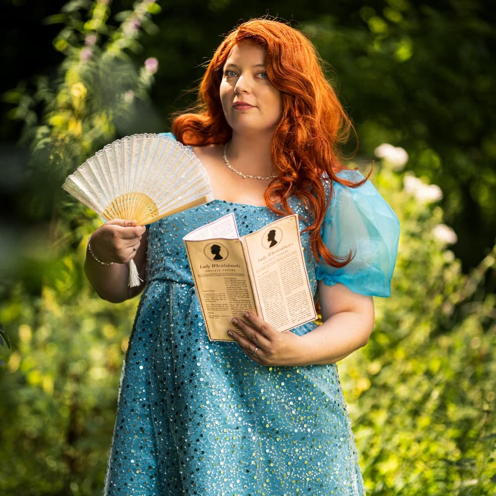 Penelope Featheringt - Bridgerton cosplay photoshoot cover