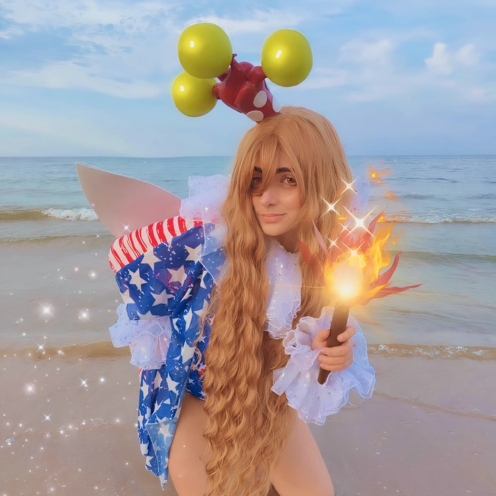 ♡ summer Clownpiece - Touhou Project cosplay photoshoot cover