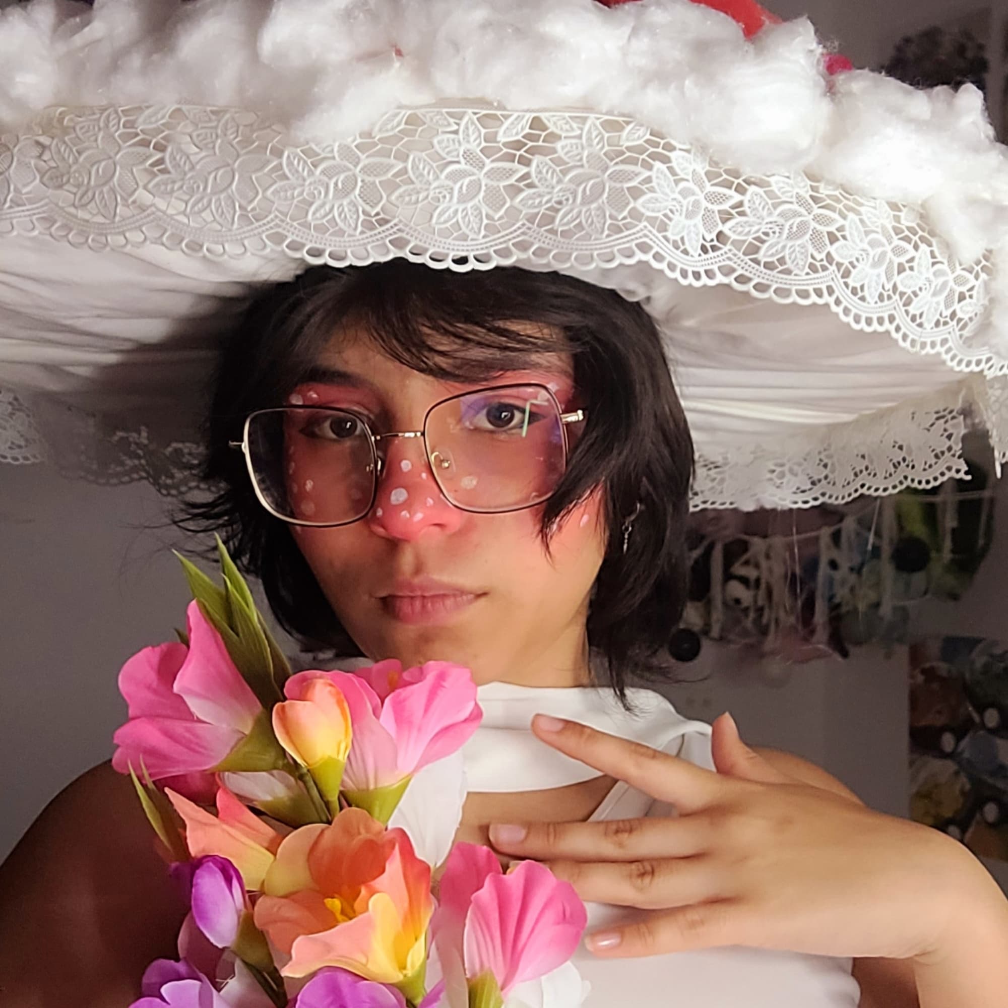 Elf mushroom  cosplay photoshoot cover