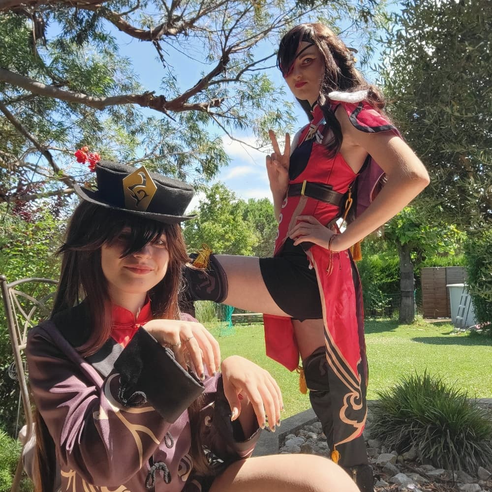 Hu tao  - Genshin Impact cosplay photoshoot cover