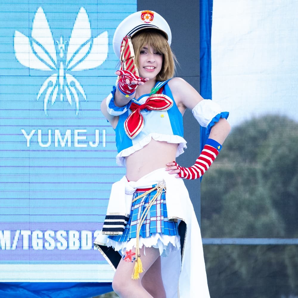 Hanayo Marine 1st - Love Live cosplay photoshoot cover