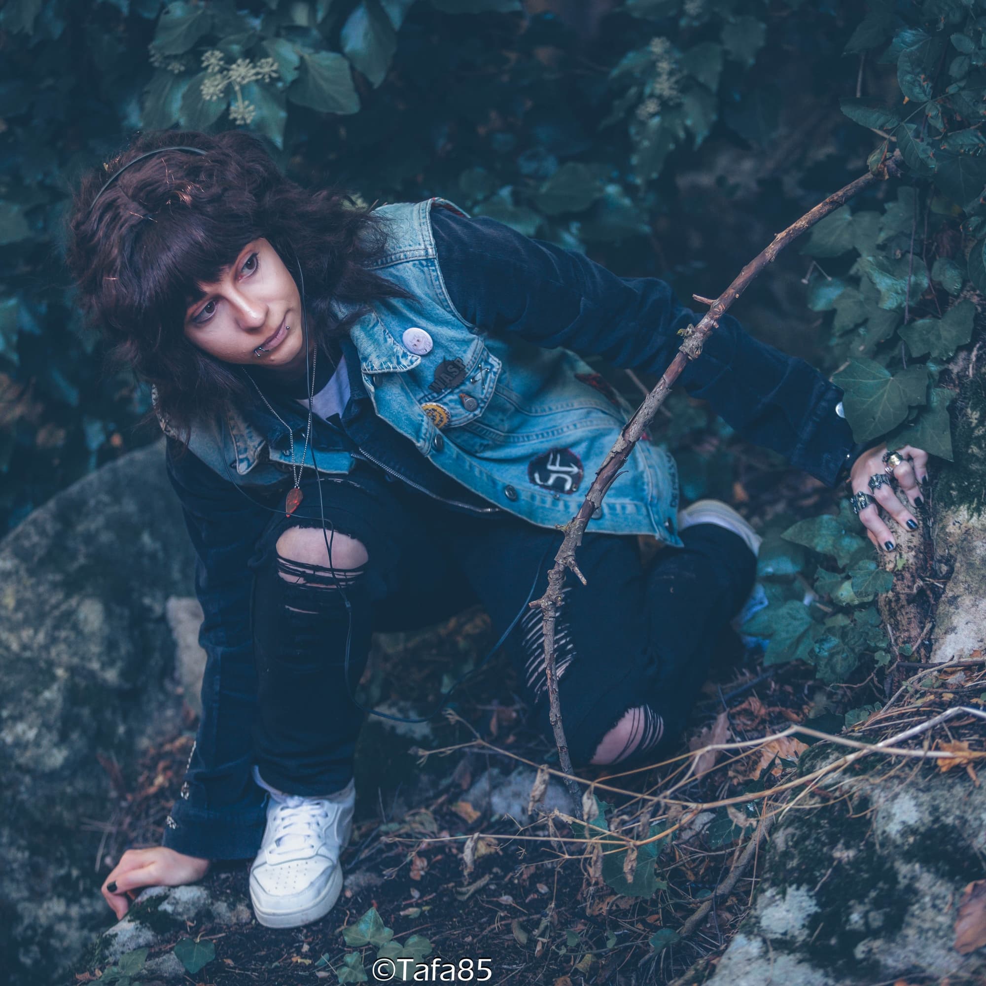 Eddie Munson  - Stranger Things cosplay photoshoot cover