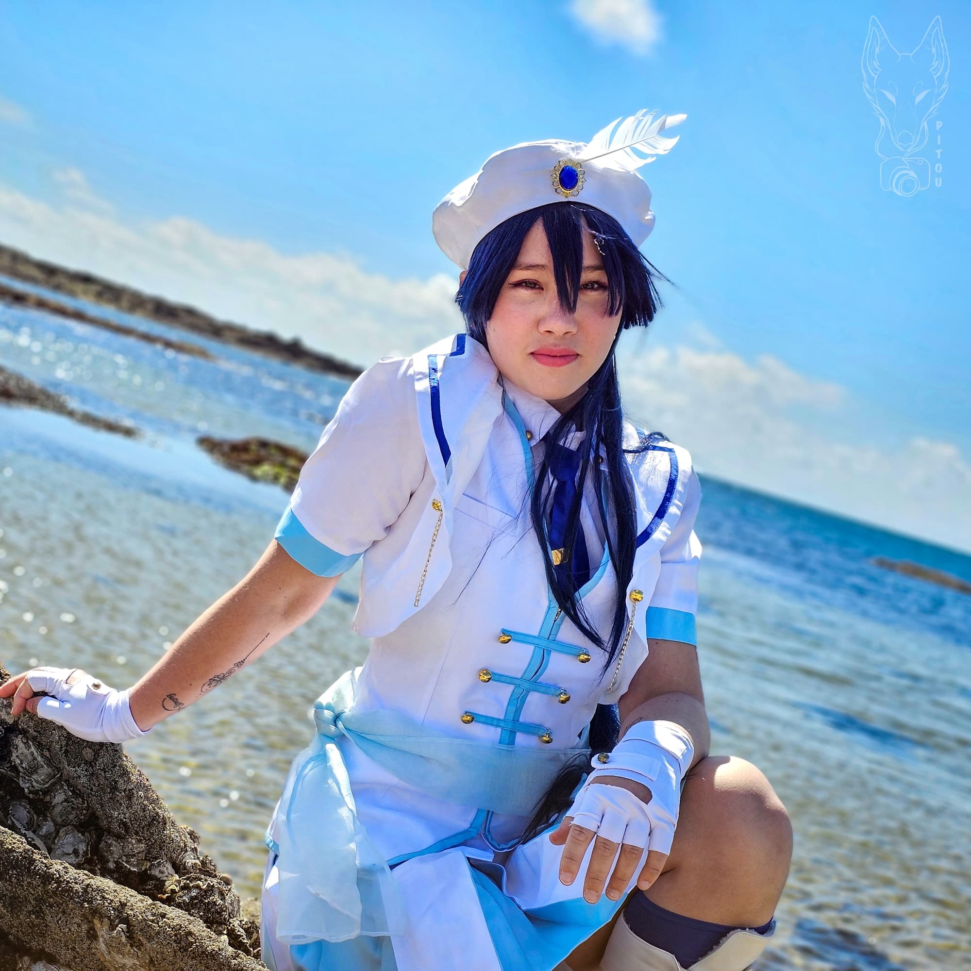 Umi wonderful rush - Love Live cosplay photoshoot cover