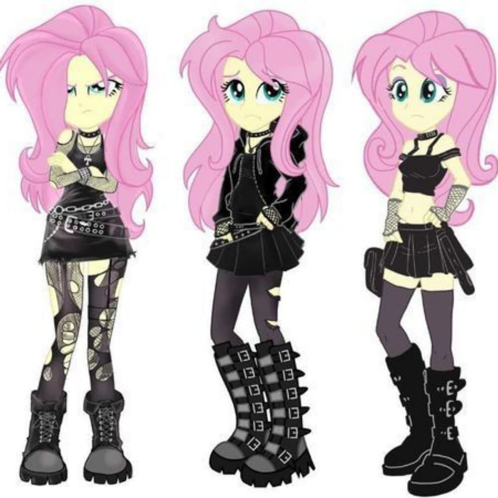Fluttershy Gothic