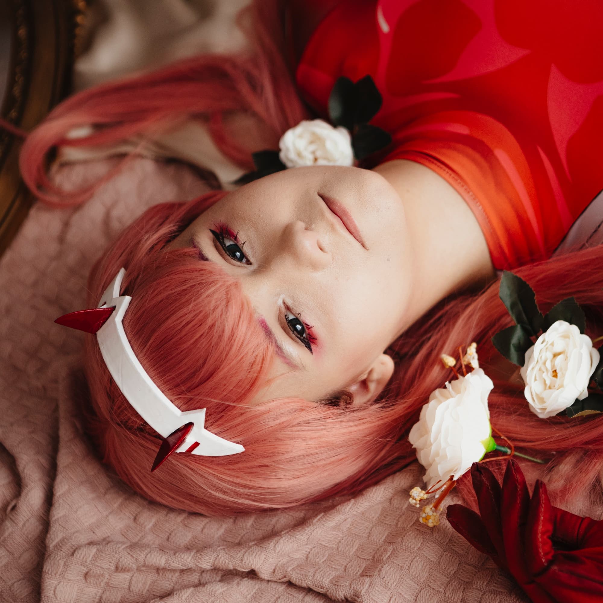 Zero Two-valentine24 - Darling in the Franxx cosplay photoshoot cover