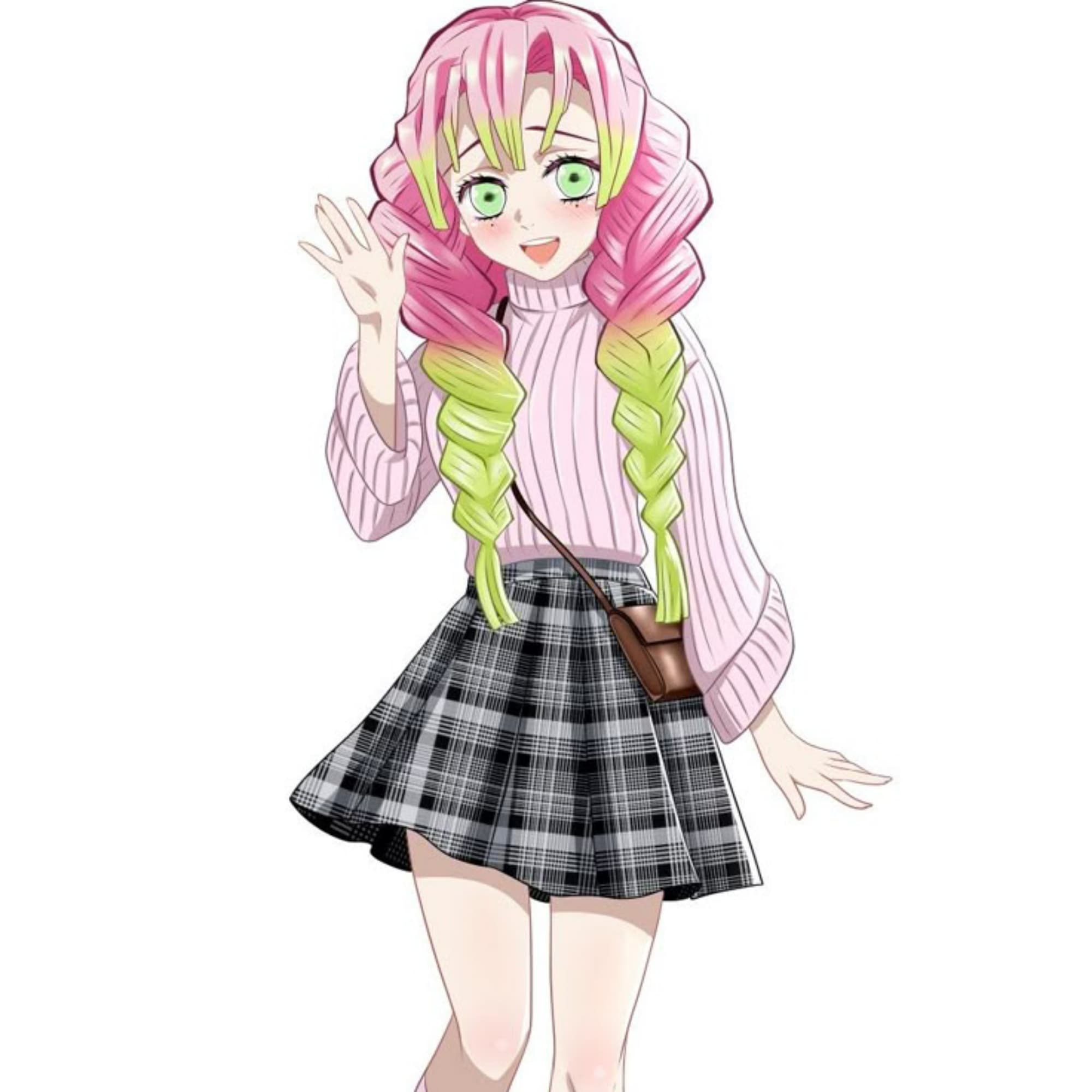 Mitsuri modern AU