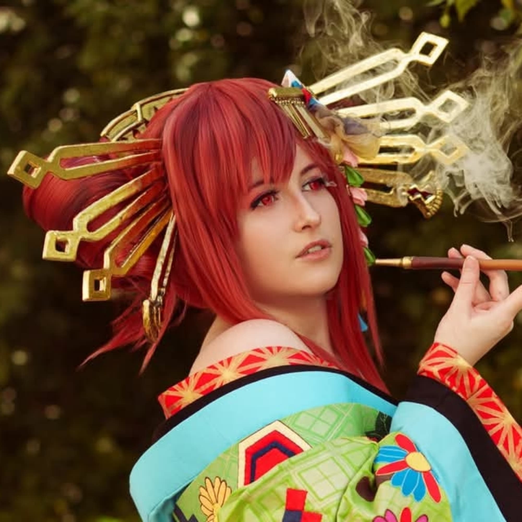 Kasane Teto - UTAU cosplay photoshoot cover