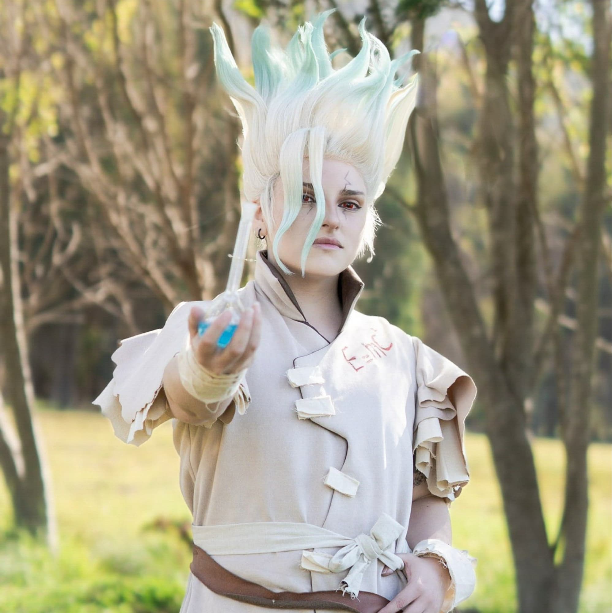 Senku  - Dr. Stone cosplay photoshoot cover