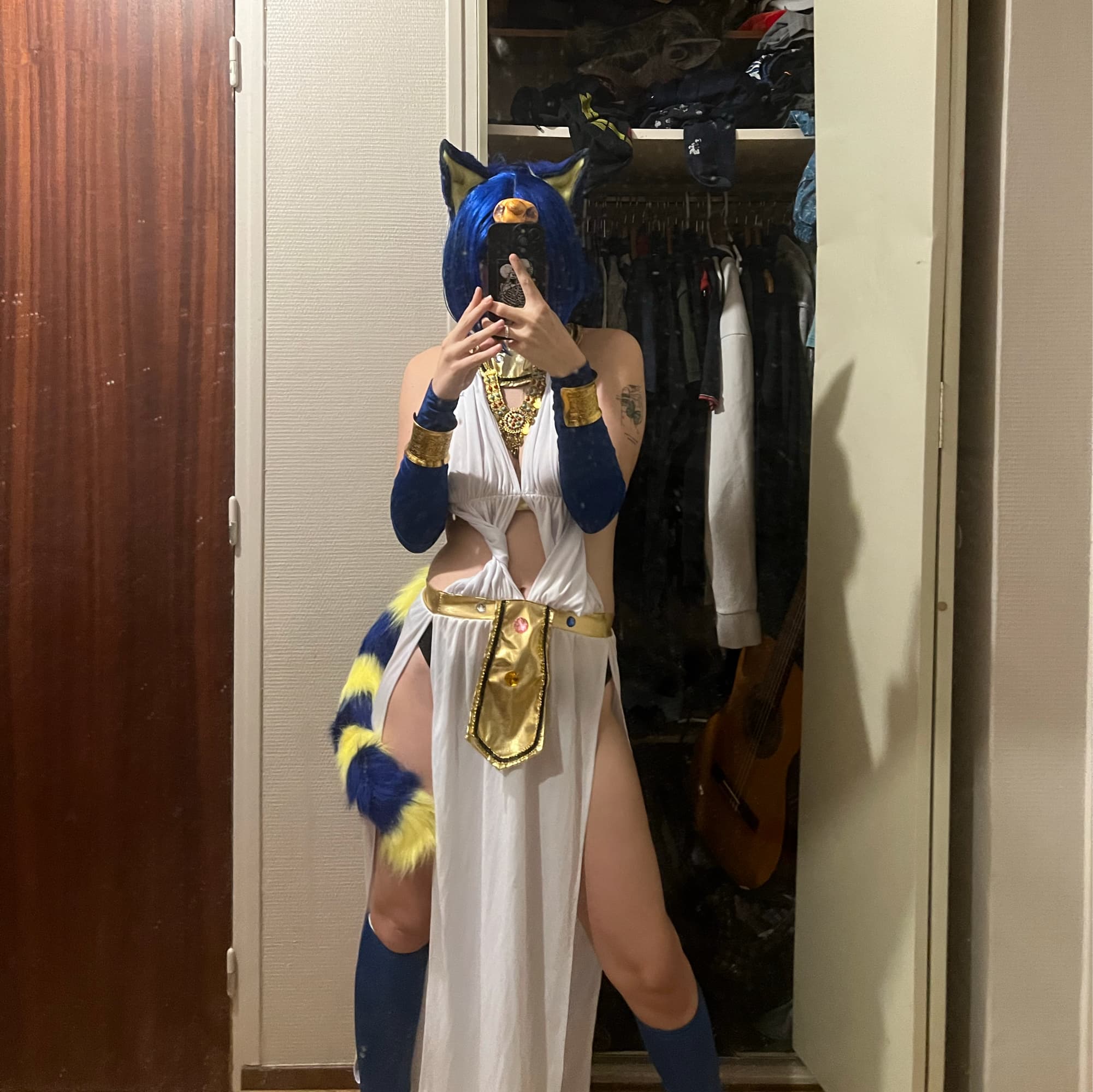 Ankha  - Animal Crossing cosplay photoshoot cover