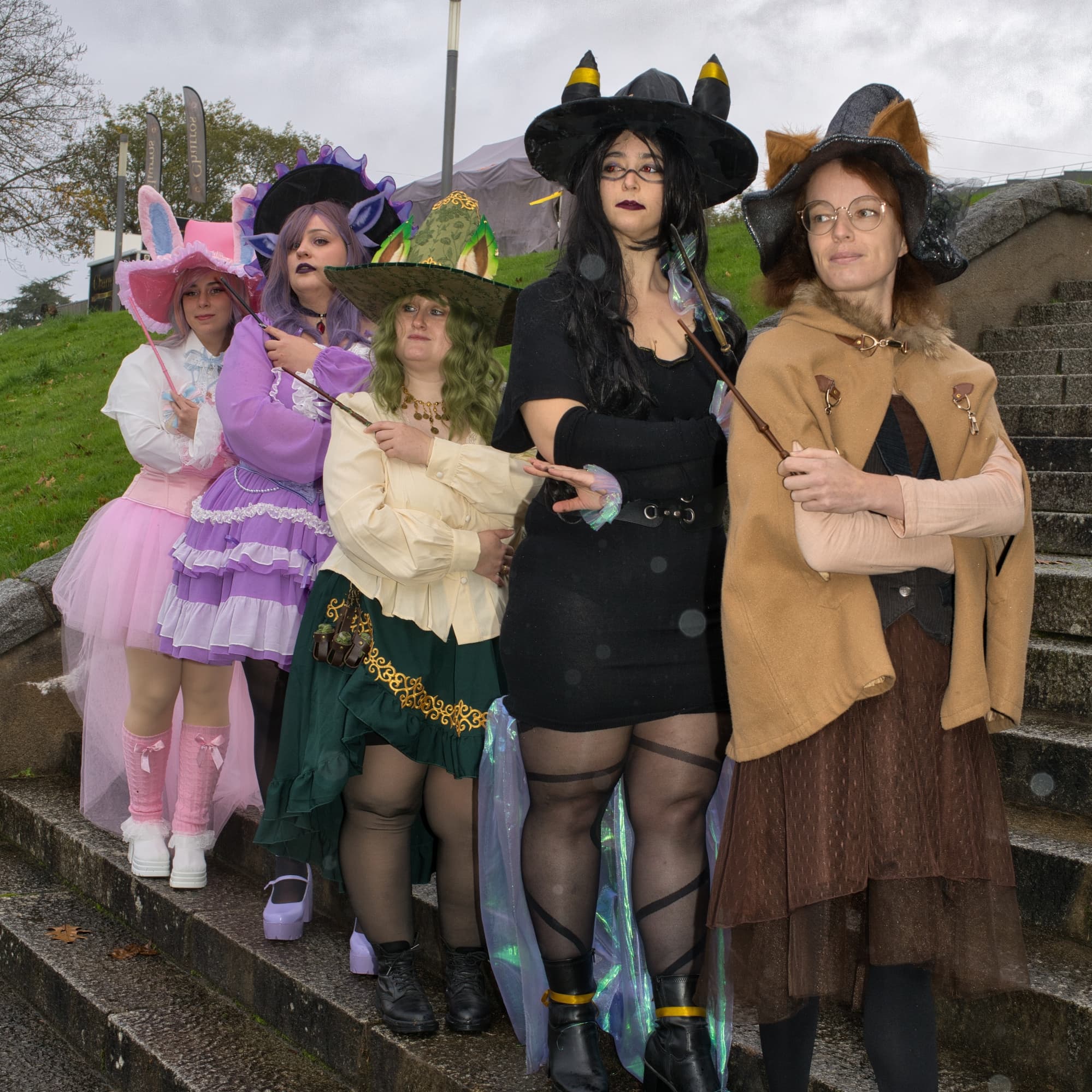 Eevulotions witchs - Pokémon cosplay photoshoot cover