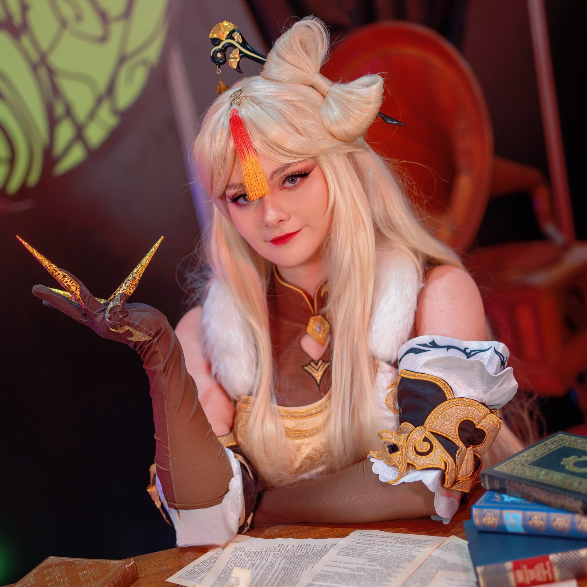 Ningguang  - Genshin Impact cosplay photoshoot cover