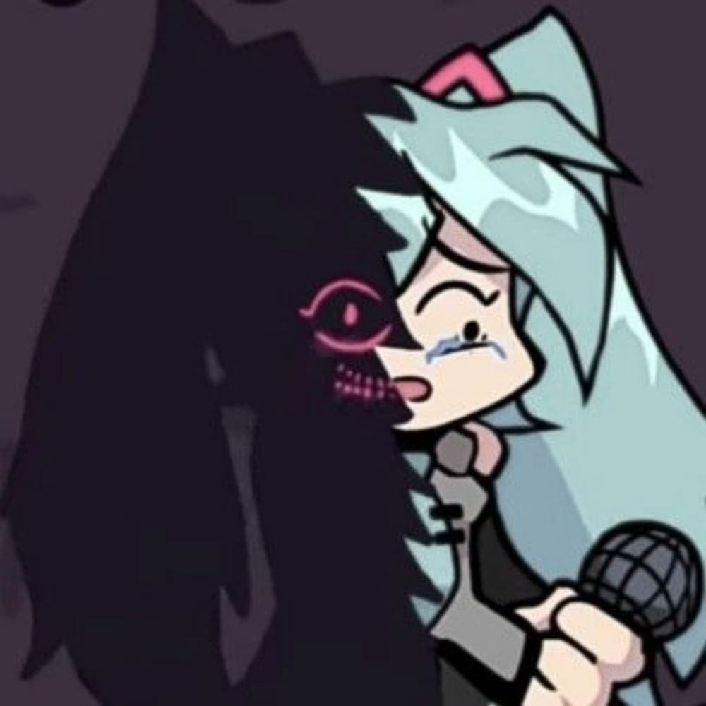 FNF Corrupted Miku - Vocaloid cosplay photoshoot cover