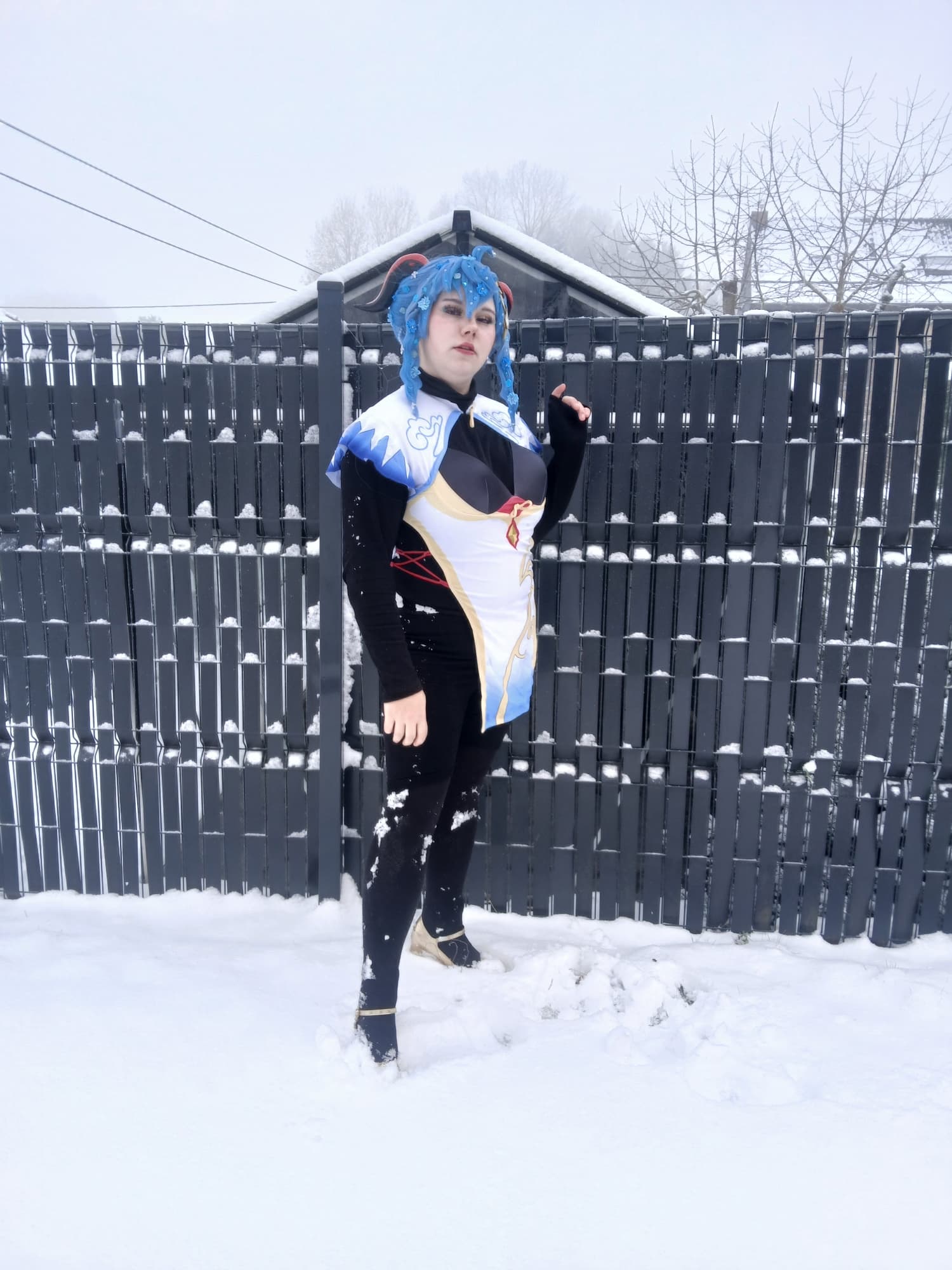 Ganyu in snow - Photo 38