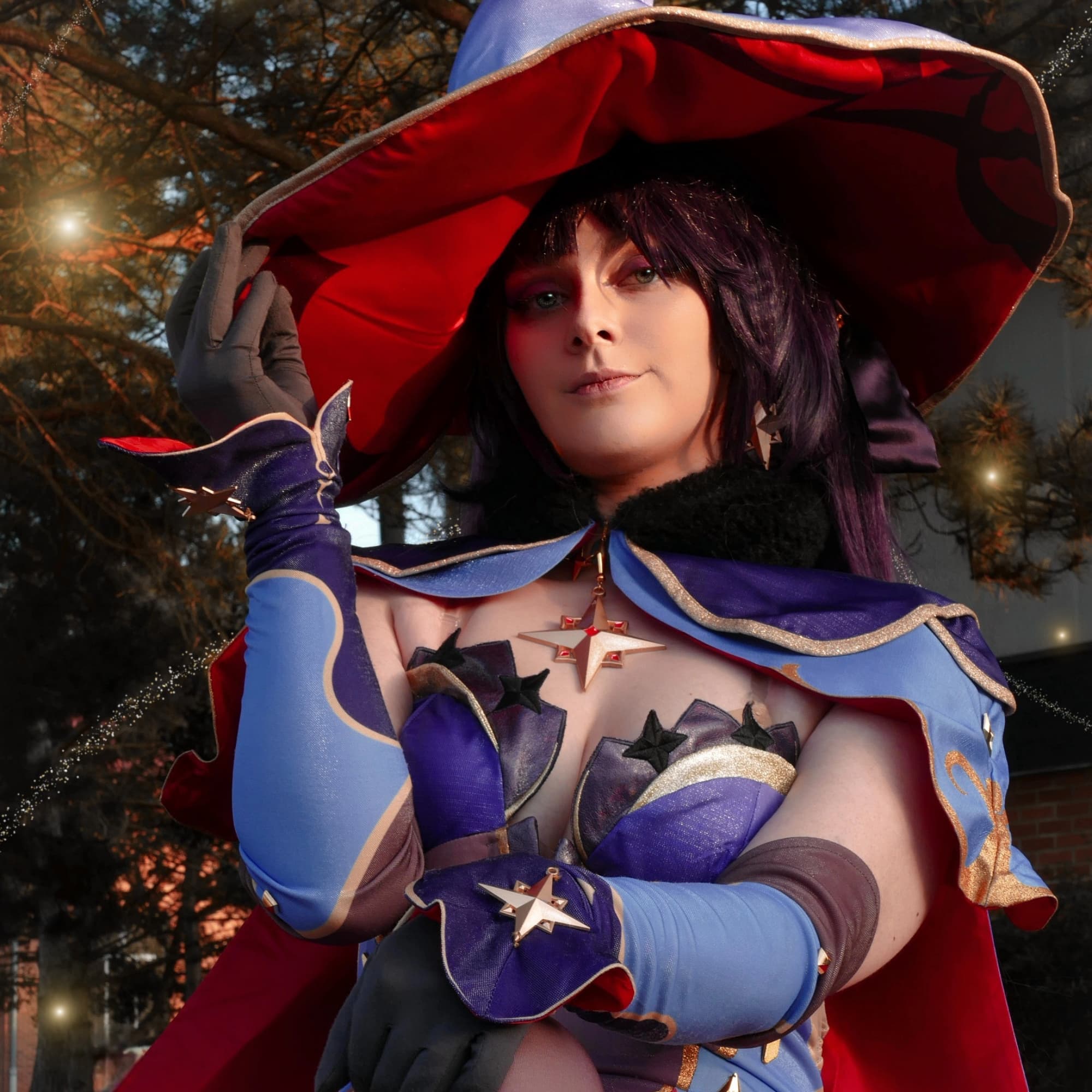 Mona - Genshin Impact cosplay photoshoot cover