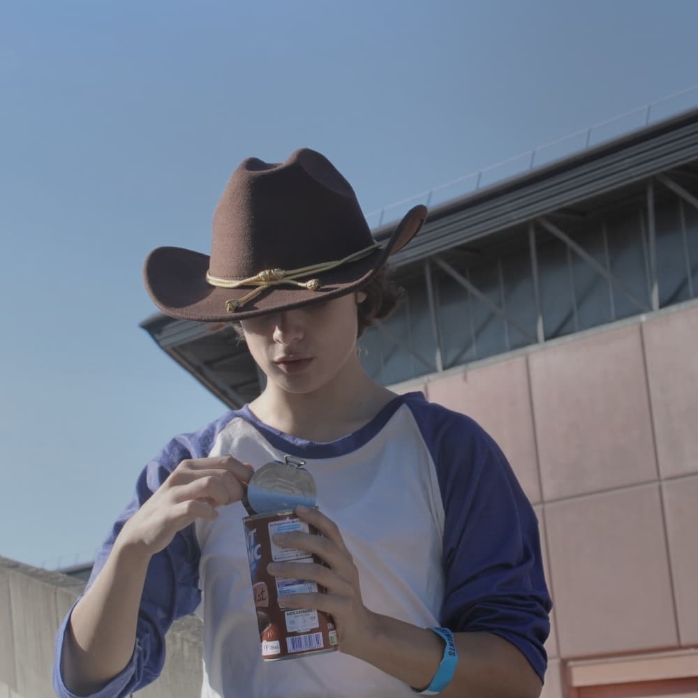 Carl Grimes - The Walking Dead cosplay photoshoot cover